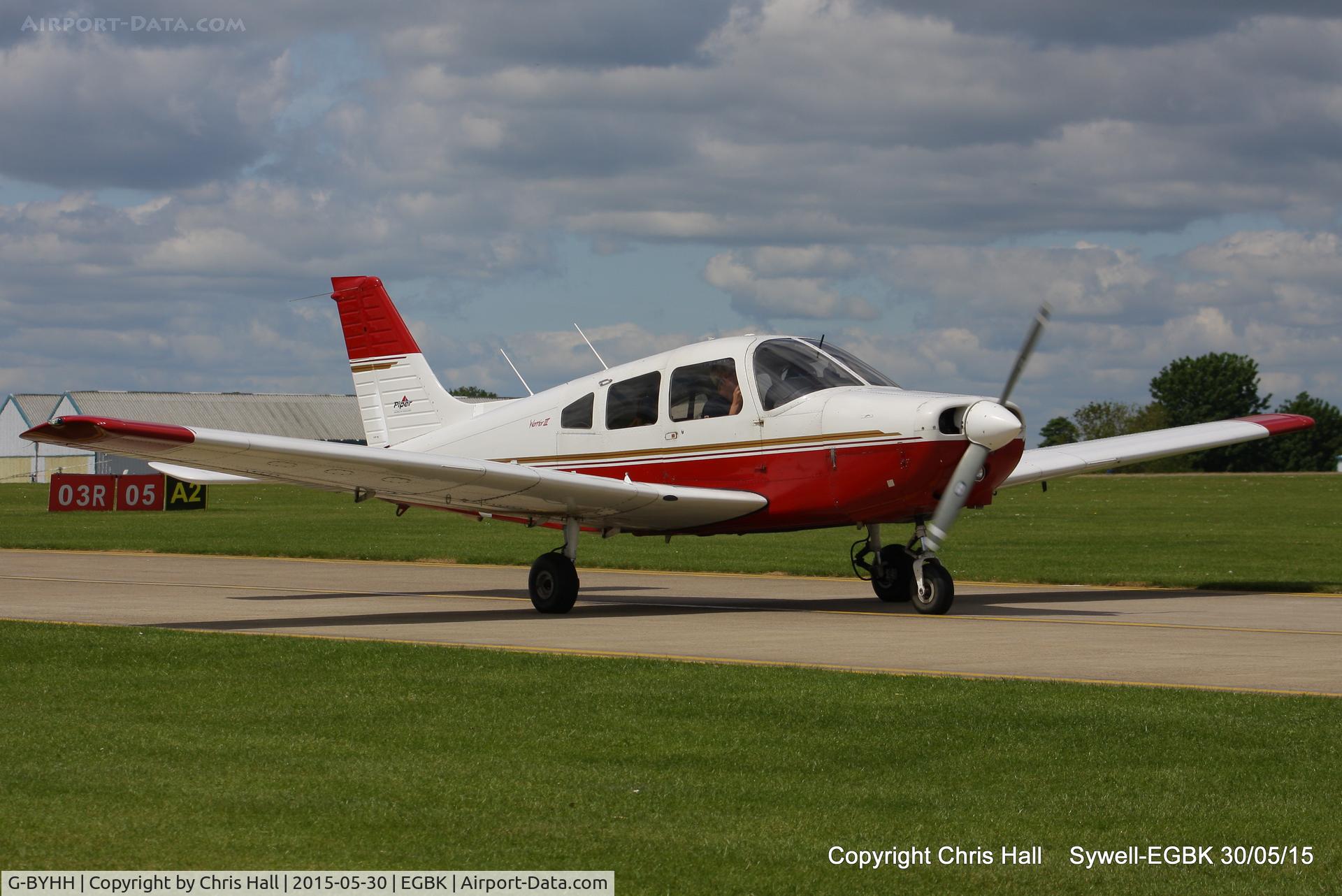 G-BYHH, 1999 Piper PA-28-161 Warrior III C/N 2842050, at Aeroexpo 2015
