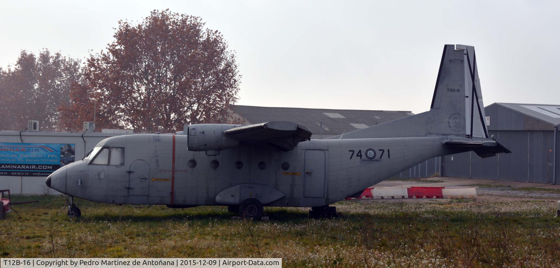 T12B-16, 1974 CASA C-212-100 Aviocar C/N A1-10-20, Ódena - Barcelona - España
Estatico - Museo