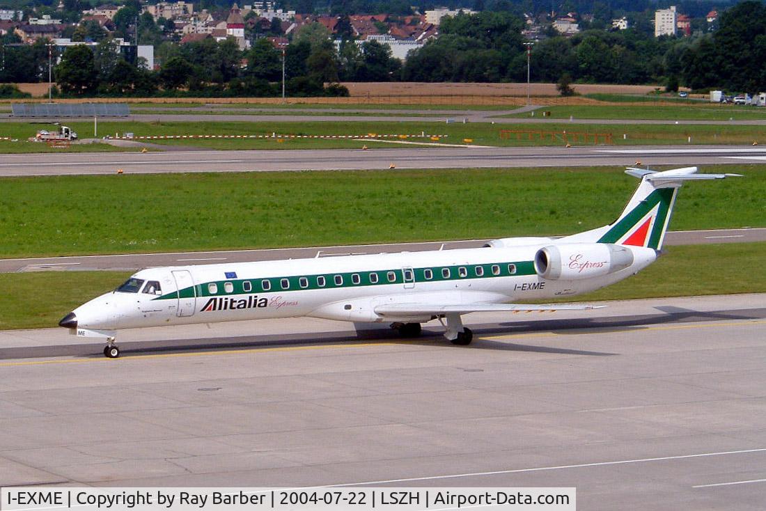 I-EXME, 2000 Embraer ERJ-145LR (EMB-145LR) C/N 145282, Embraer ERJ-145LR [145282] (Alitalia Express) Zurich~HB 22/07/2004