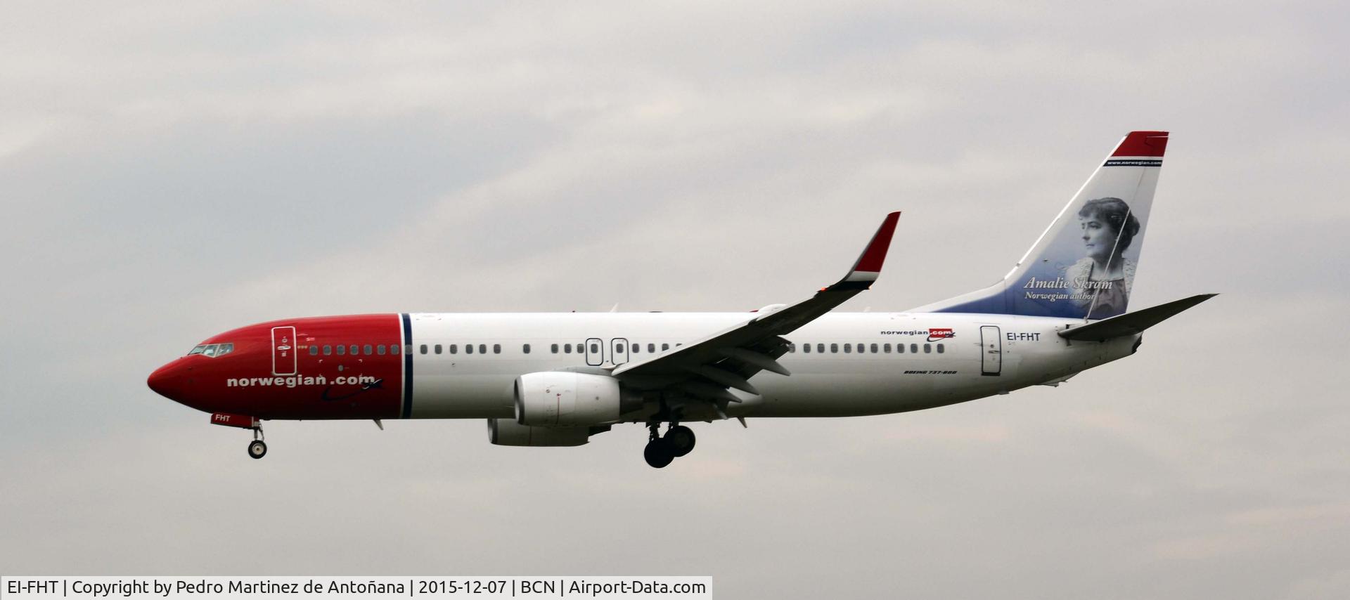 EI-FHT, 2011 Boeing 737-8JP C/N 40867, El Prat -  Barcelona  -  España