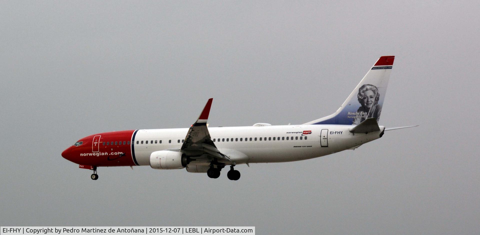 EI-FHY, 2013 Boeing 737-8JP C/N 39020, El Prat -  Barcelona  -  España