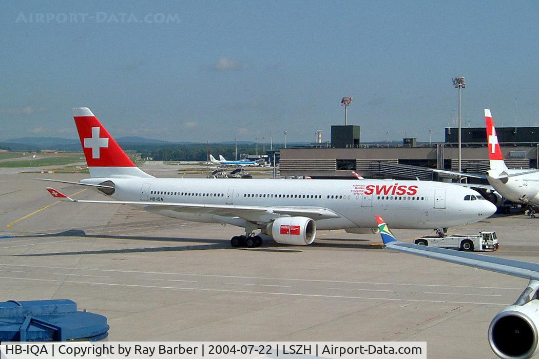HB-IQA, 1998 Airbus A330-223 C/N 229, Airbus A330-223 [229] (Swiss International Air Lines) Zurich~HB 22/07/2004