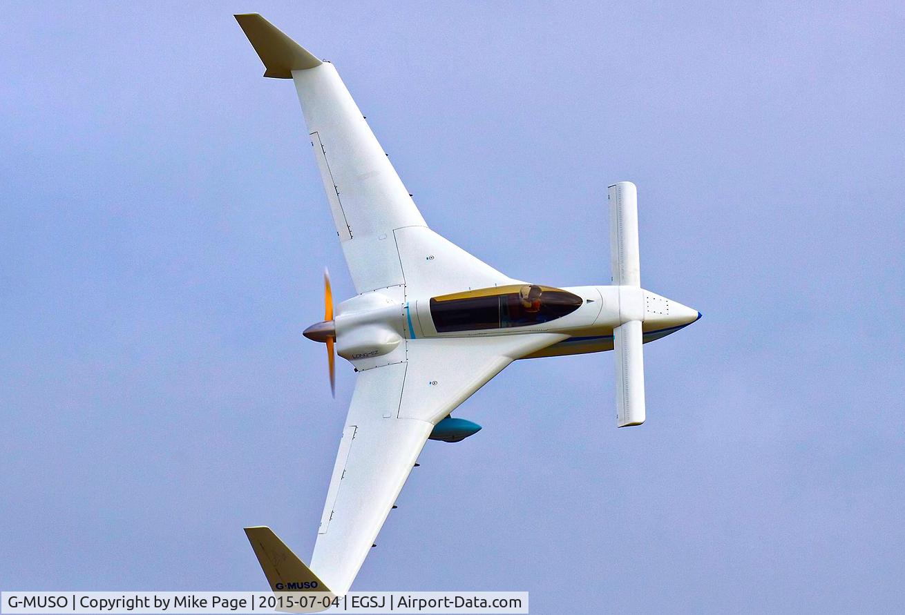 G-MUSO, 1988 Rutan Long-EZ C/N PFA 074A-10590, G-MUSO  Based at Seething Airfield. EGSJ.  Pilot owner Dan Gay.