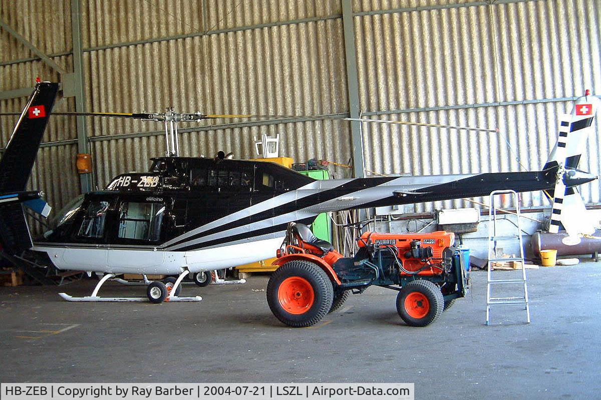 HB-ZEB, 1980 Bell 206B JetRanger III C/N 2959, Bell 206B-3 Jet Ranger III [2959] Locarno~HB 21/07/2004