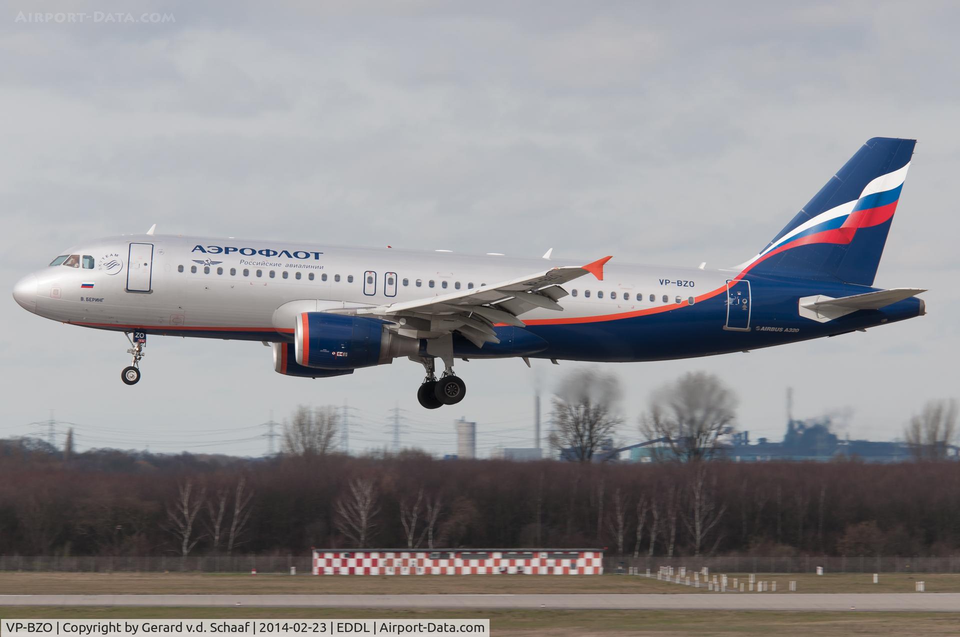 VP-BZO, 2008 Airbus A320-214 C/N 3574, Düsseldorf, February 2016