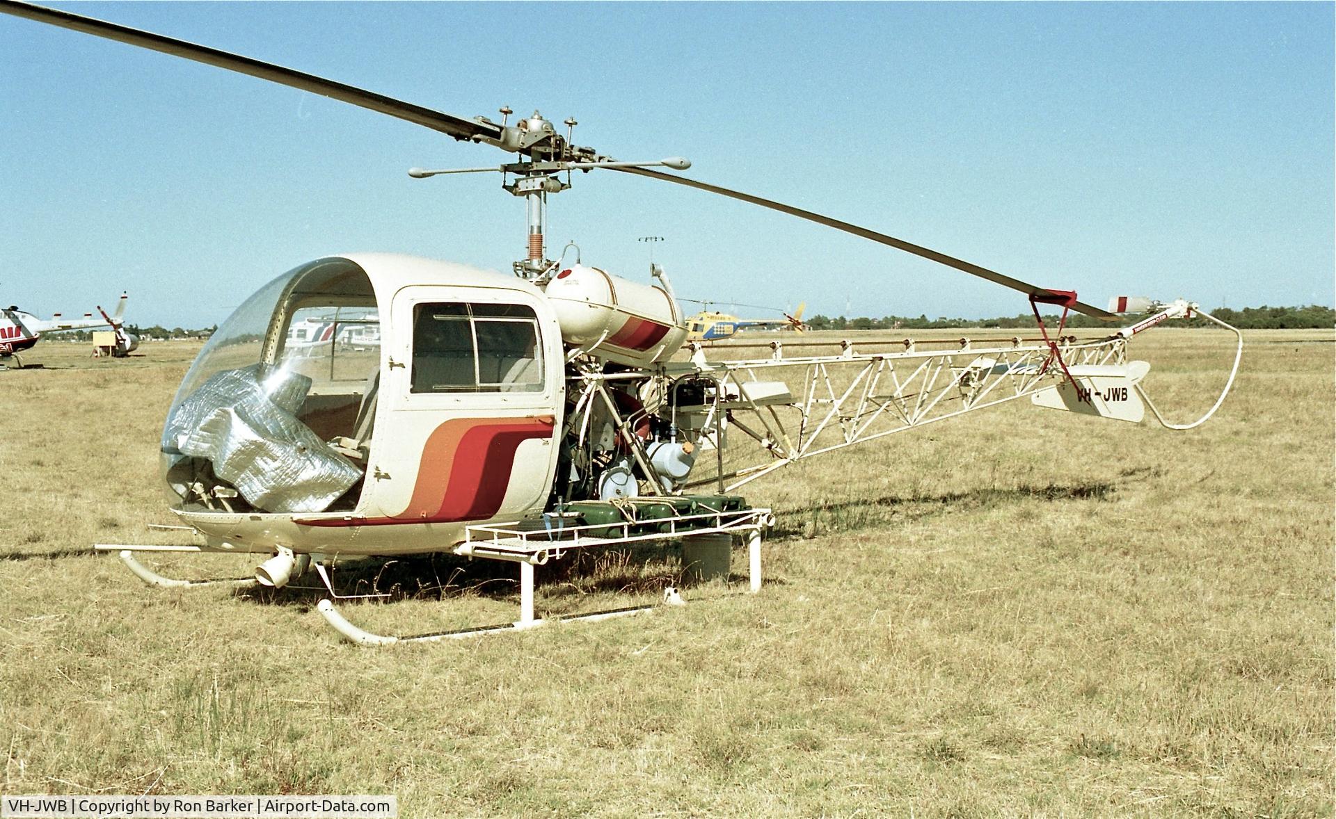 VH-JWB, 1971 Kawasaki KH-4 C/N 2192, At Adelaide Airport