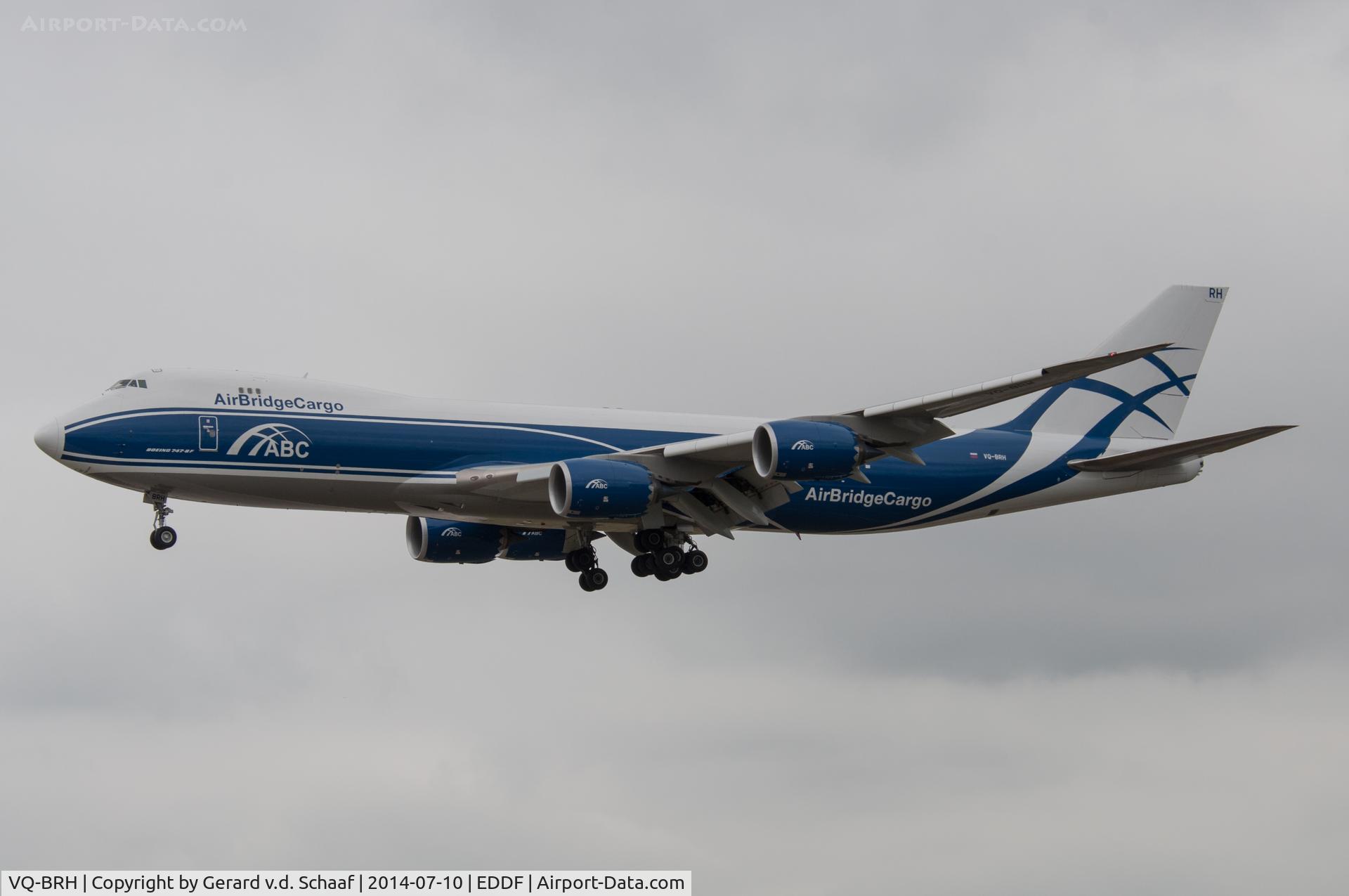 VQ-BRH, 2012 Boeing 747-8HVF C/N 37669, Frankfurt, July 2014