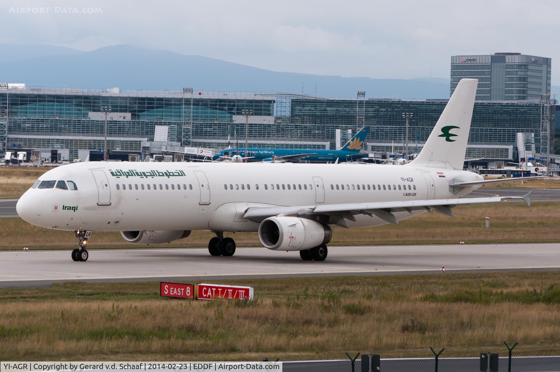YI-AGR, 2010 Airbus A321-231 C/N 4067, Frankfurt, July 2014