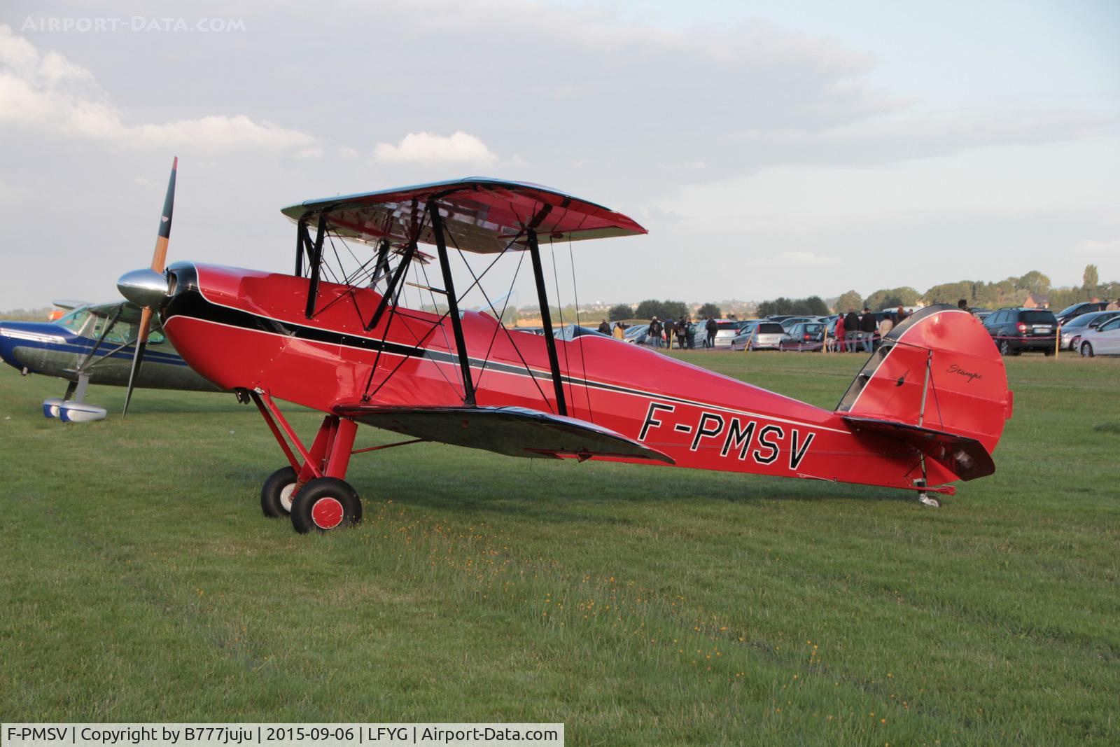 F-PMSV, Stampe-Vertongen SV-4L C/N 01-CM, at Cambrai