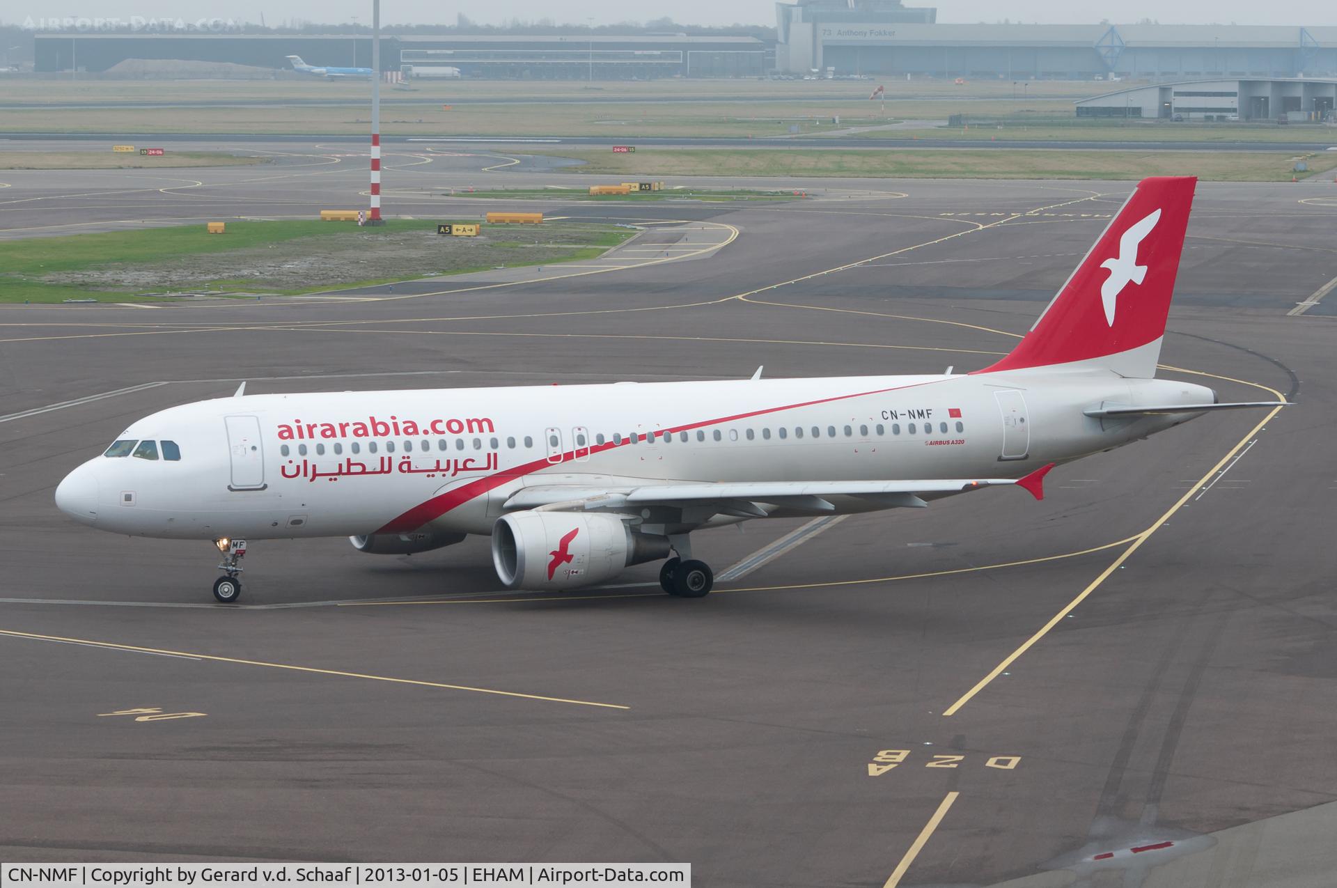 CN-NMF, 2010 Airbus A320-214 C/N 4539, Schiphol, January 2013