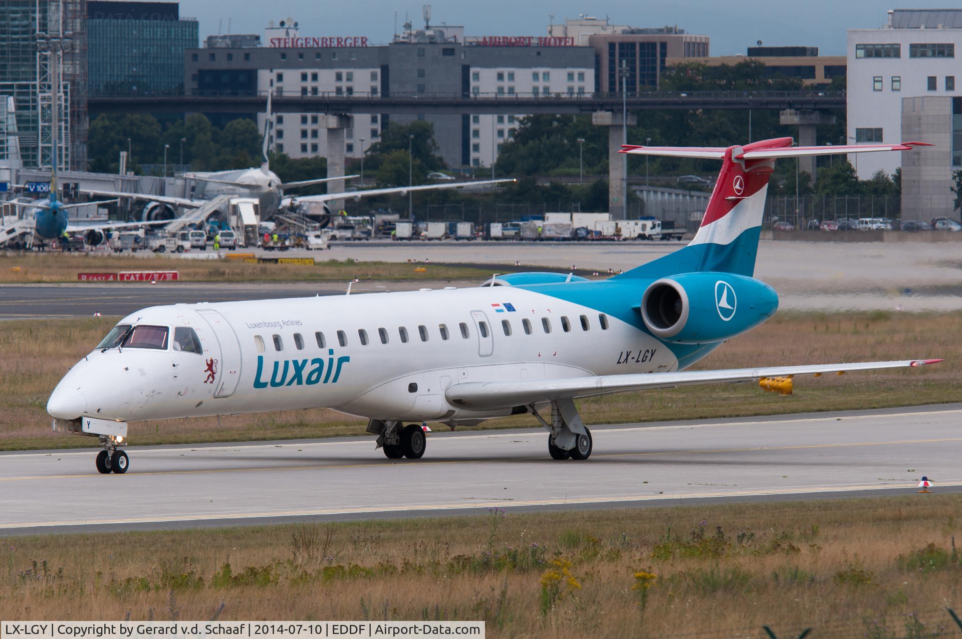 LX-LGY, 2000 Embraer EMB-145LU (ERJ-145LU) C/N 145242, Frankfurt, July 2014
