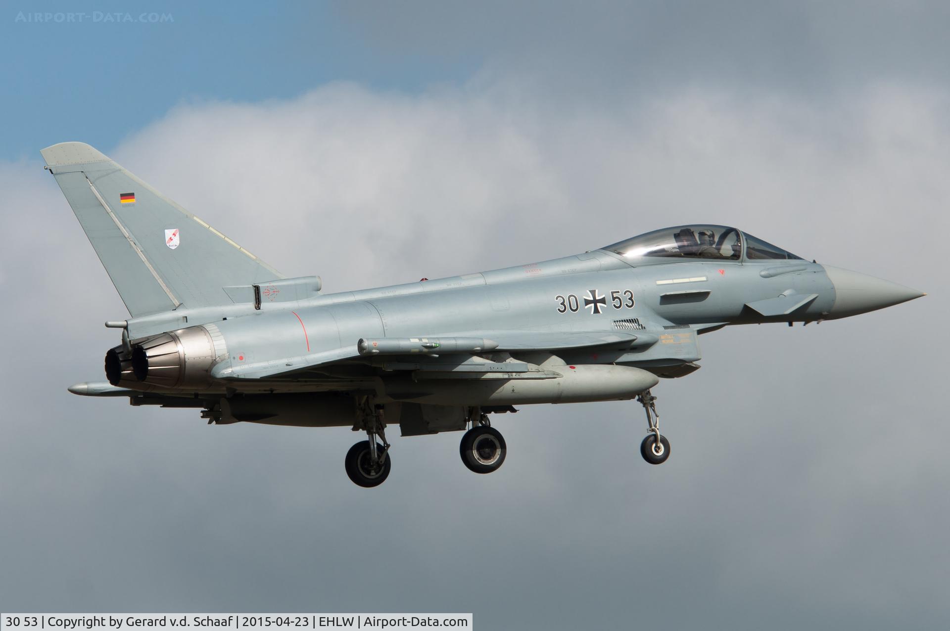 30 53, Eurofighter EF-2000 Typhoon S C/N GS038, Leeuwarden, April 2015