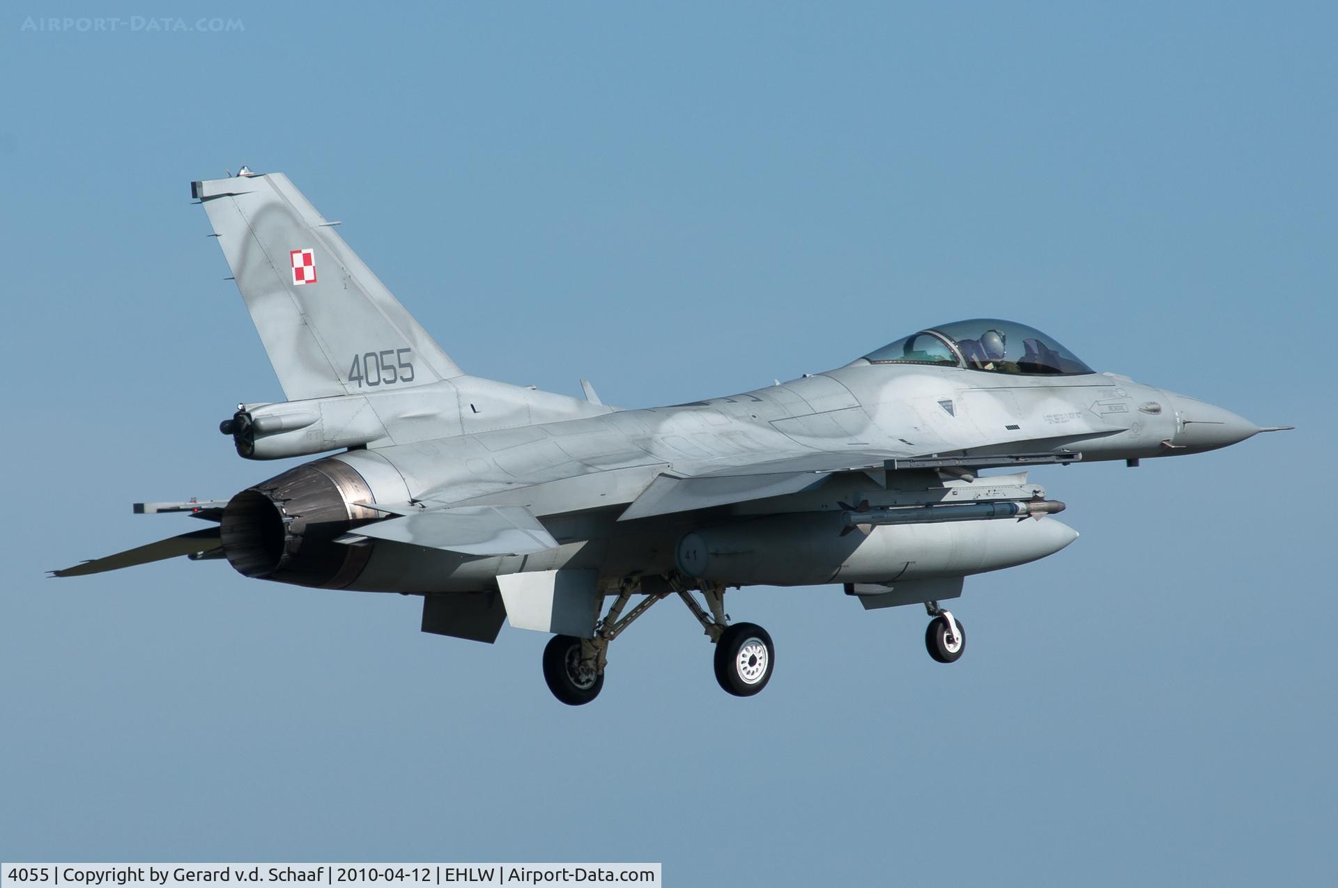 4055, 2007 Lockheed Martin F-16CJ Fighting Falcon C/N JC-16, Leeuwarden, April 2010