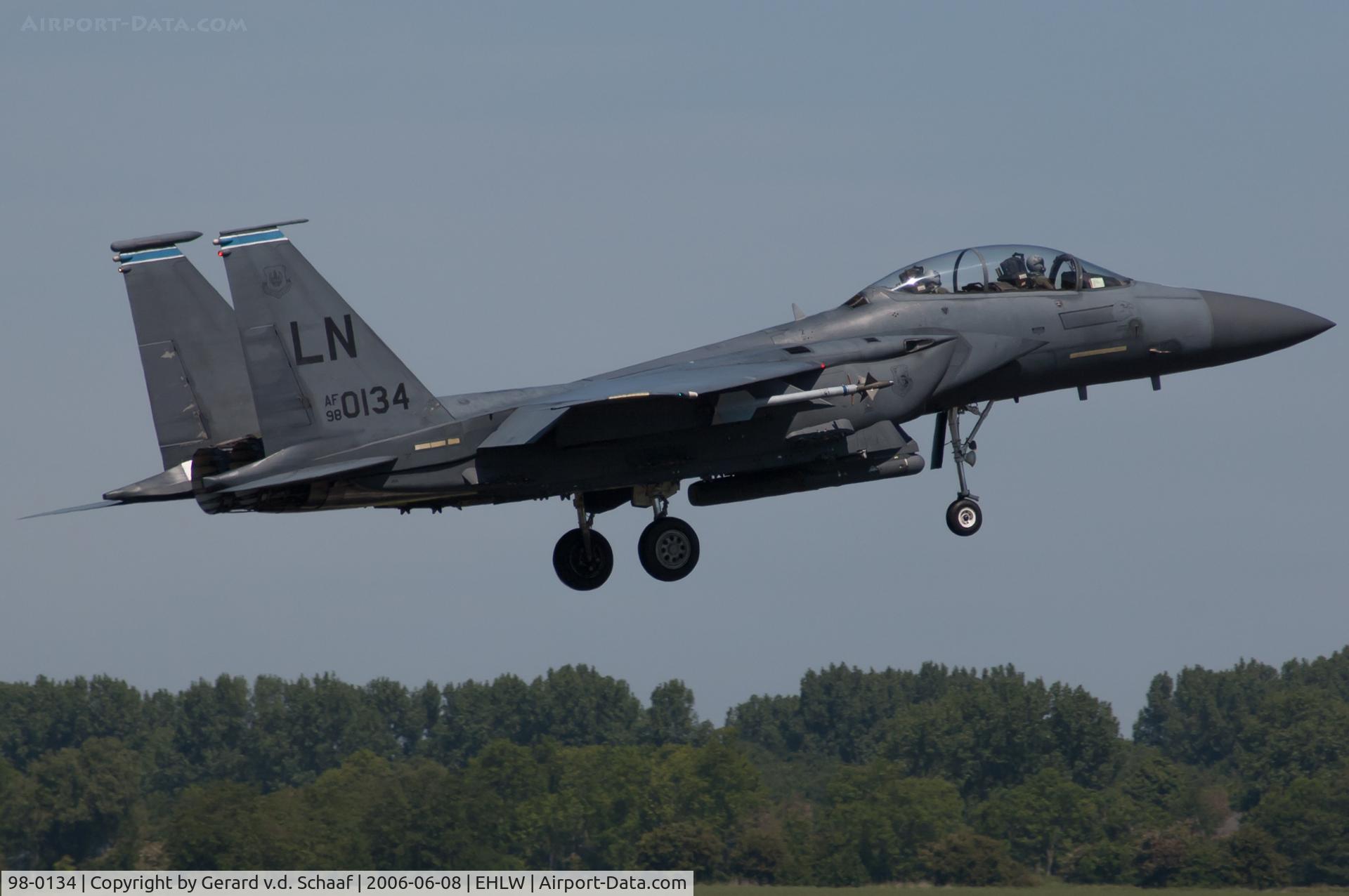 98-0134, 1998 McDonnell Douglas F-15E Strike Eagle C/N 1364/E225, Leeuwarden June 2006
