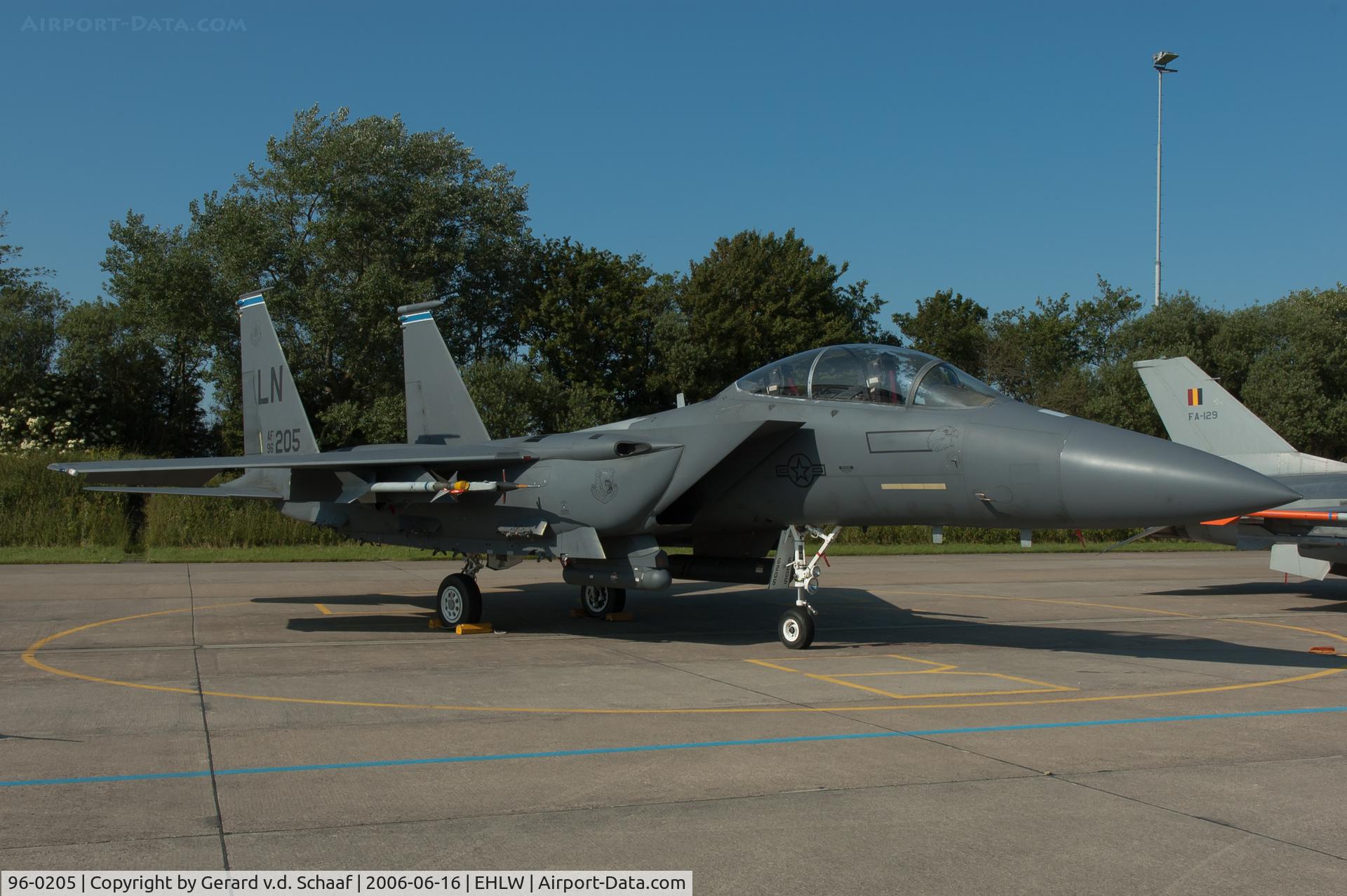 96-0205, 1996 McDonnell Douglas F-15E Strike Eagle C/N 1343/E215, Leeuwarden, June 2006