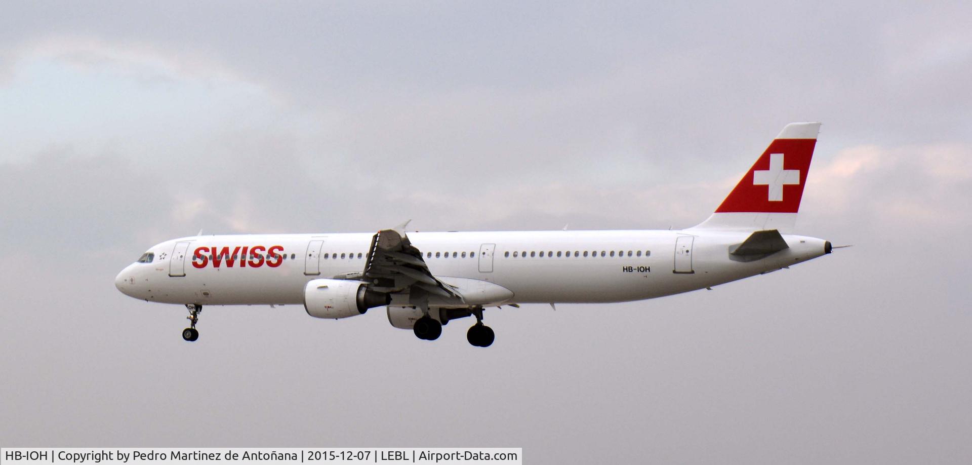 HB-IOH, 1997 Airbus A321-111 C/N 664, El Prat -  Barcelona  -  España