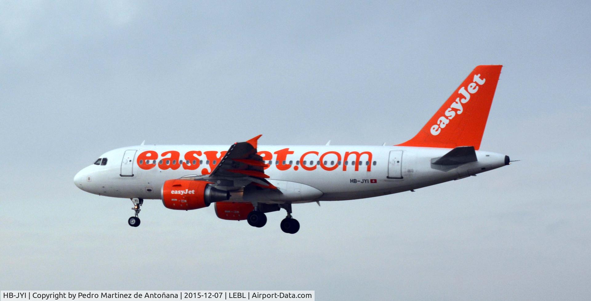 HB-JYI, 2011 Airbus A319-111 C/N 4744, El Prat -  Barcelona  -  España