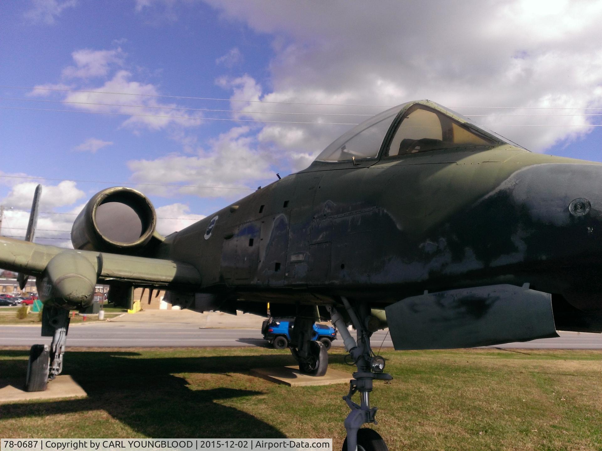 78-0687, 1978 Fairchild Republic A-10A Thunderbolt II C/N A10-0307, LOOKING SAD