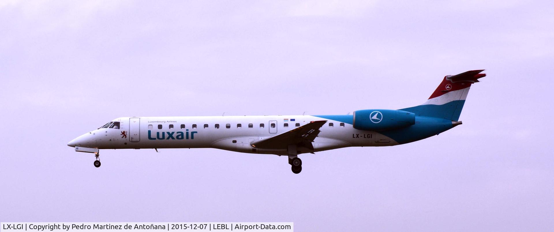 LX-LGI, 2000 Embraer EMB-145LU (ERJ-145LU) C/N 145369, El Prat -  Barcelona  -  España