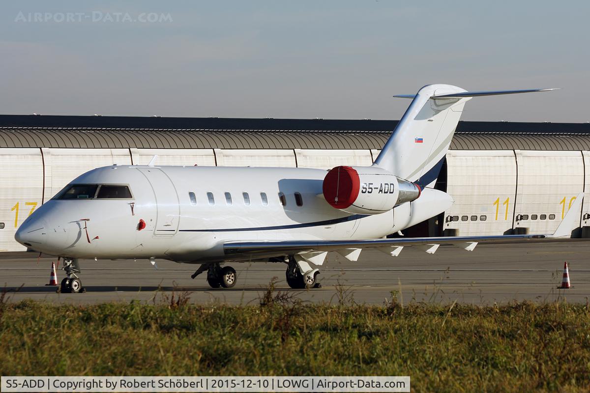 S5-ADD, Canadair Challenger 605 (CL-600-2B16) C/N 5757, S5-ADD @ LOWG