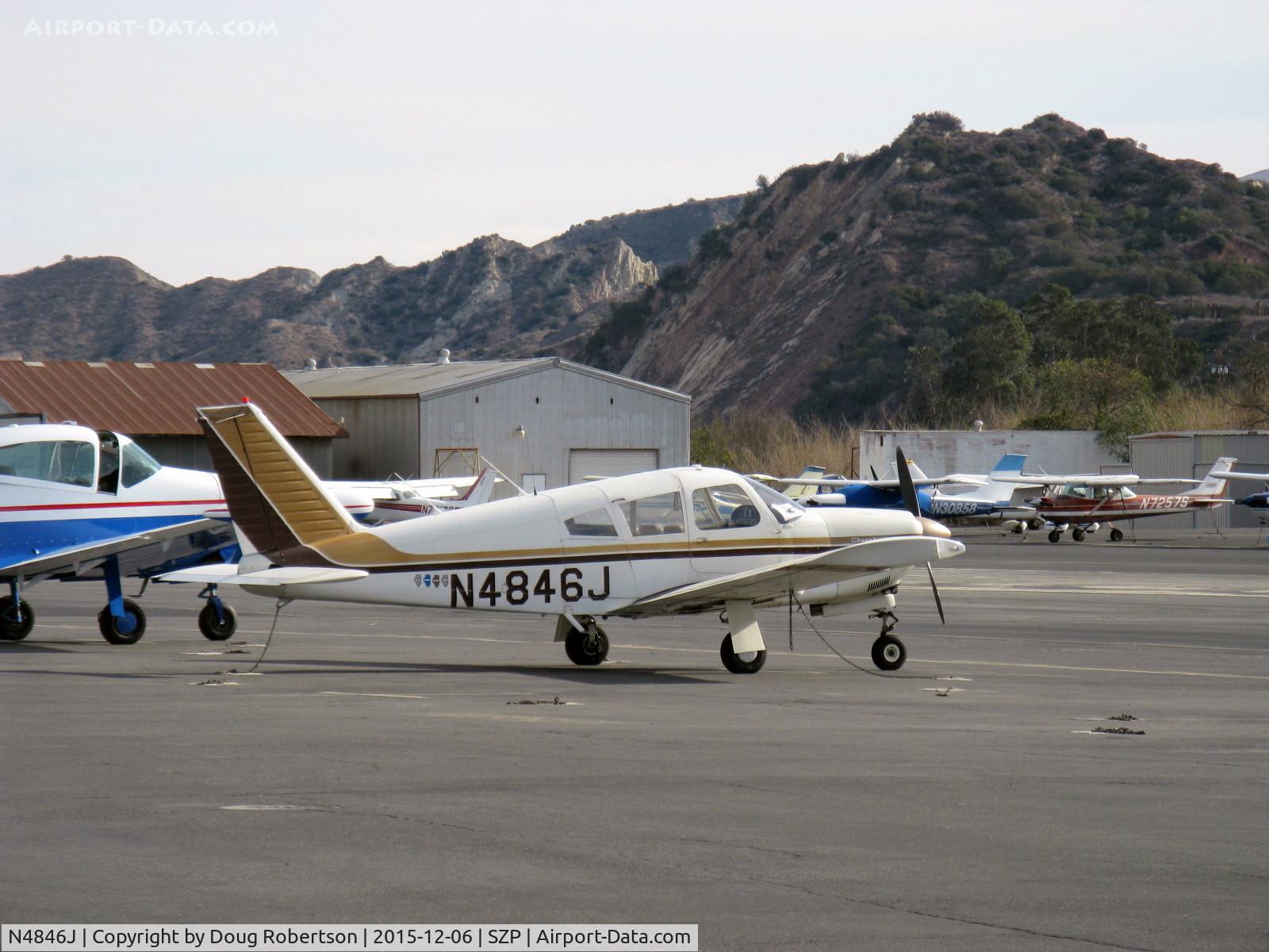 N4846J, 1968 Piper PA-28R-180 Cherokee Arrow C/N 28R-30610, 1968 Piper PA-28R-180 ARROW, Lycoming IO-360-B1E 180 Hp