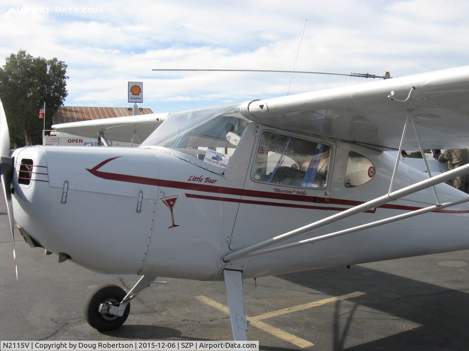 N2115V, 1948 Cessna 120 C/N 14340, 1948 Cessna 120, Continental C85 85 Hp, refinished, Logos-Warning