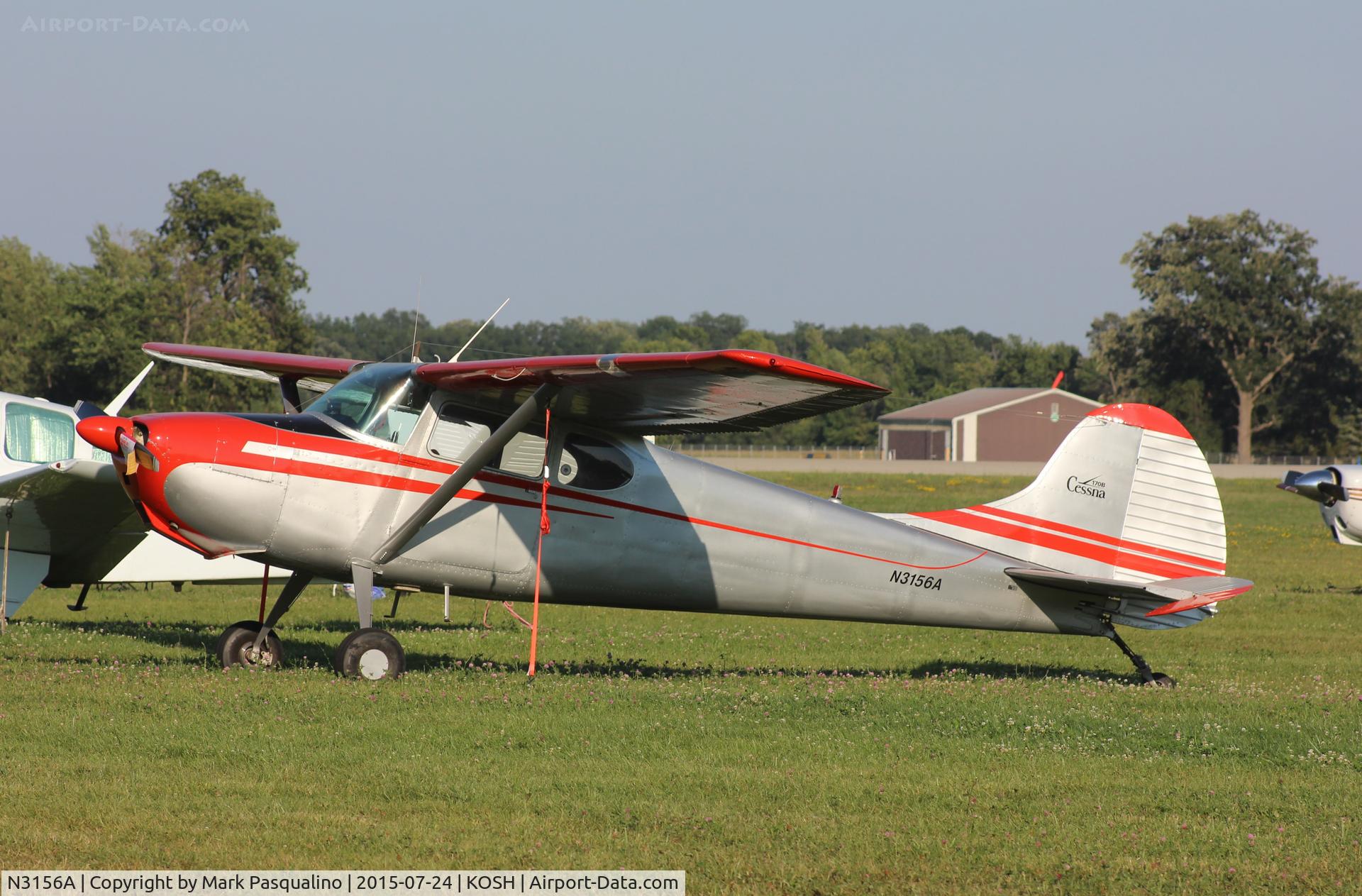 N3156A, 1953 Cessna 170B C/N 25800, Cessna 170B