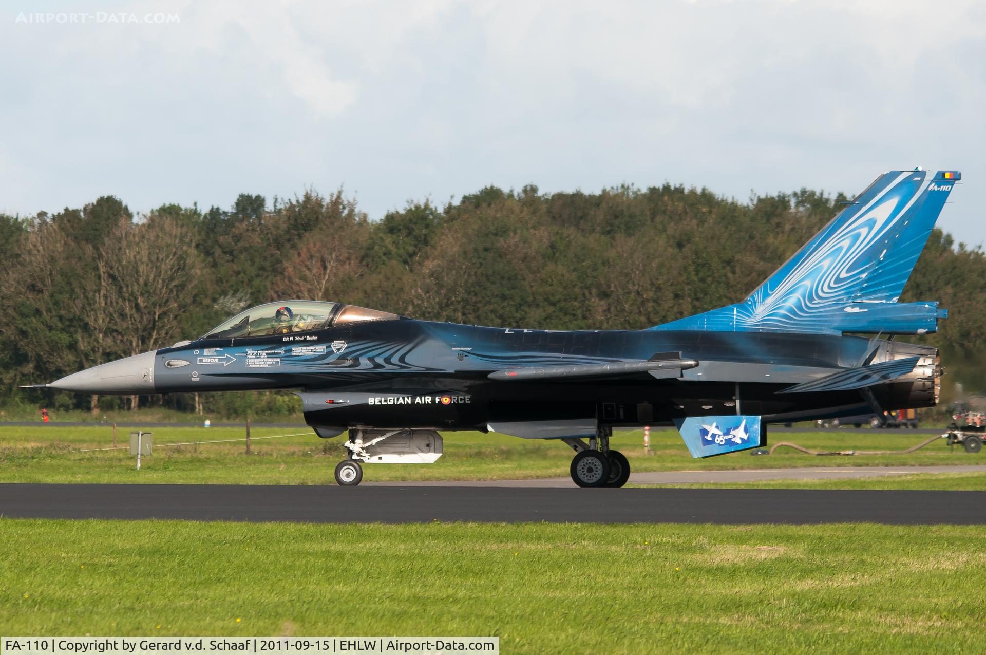 FA-110, SABCA F-16AM Fighting Falcon C/N 6H-110, Leeuwarden, September 2011