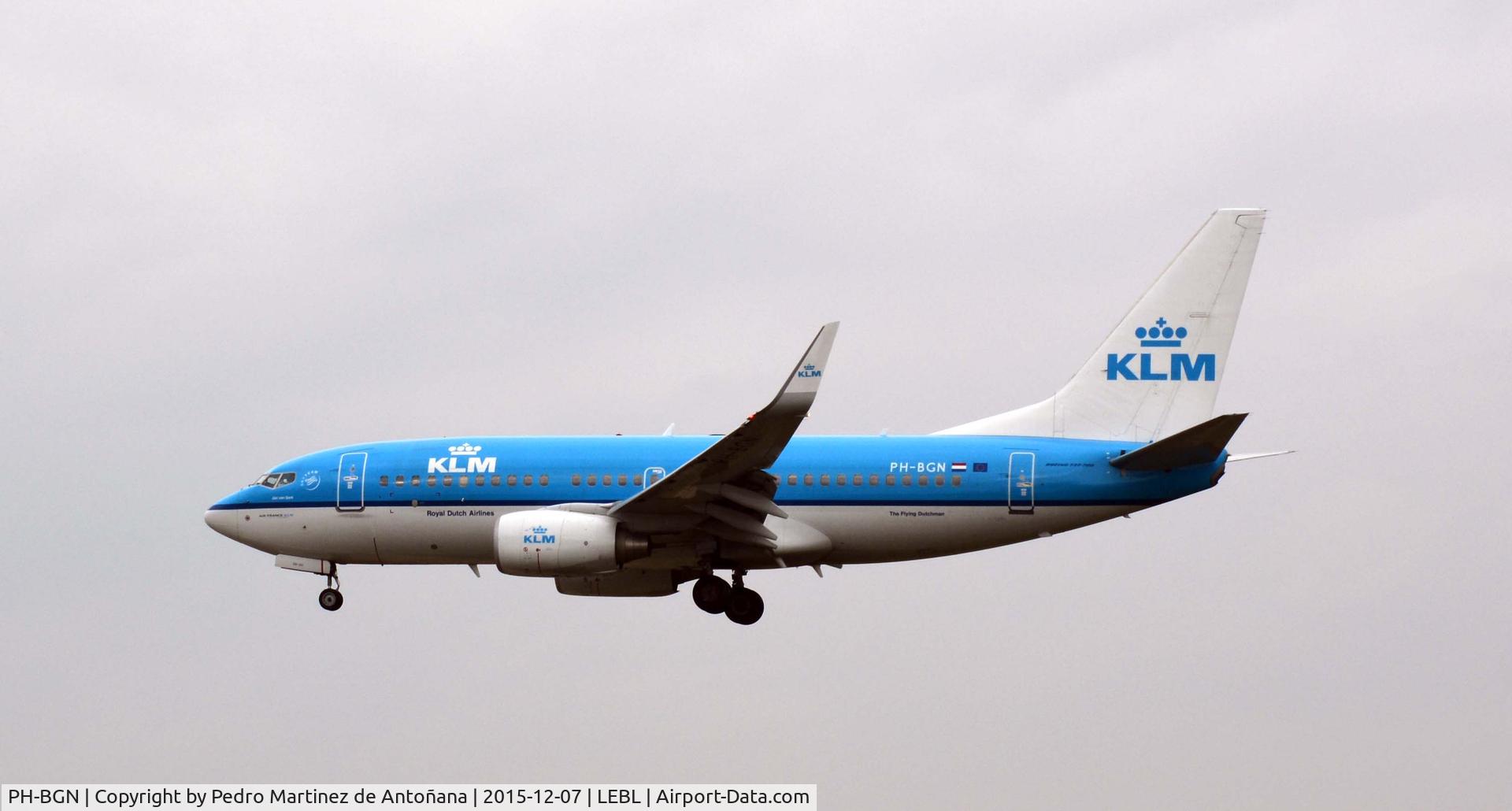 PH-BGN, 2011 Boeing 737-7K2 C/N 38125, El Prat -  Barcelona  -  España