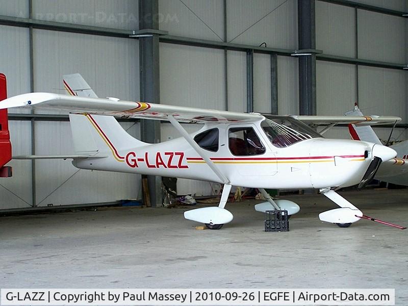 G-LAZZ, 2002 Stoddard-Hamilton Glastar C/N PFA 295-13059, Resident @ EGFE when photographed.