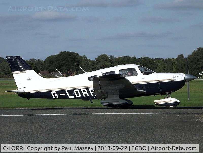 G-LORR, 1996 Piper PA-28-181 Cherokee Archer III C/N 2843037, Visitor to EGBO.EX:-N9268X.