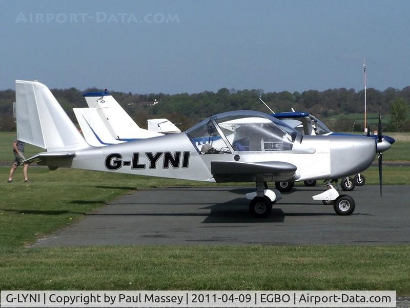 G-LYNI, 2006 Aerotechnik EV-97 Eurostar C/N PFA 315-14409, Visitor to EGBO.