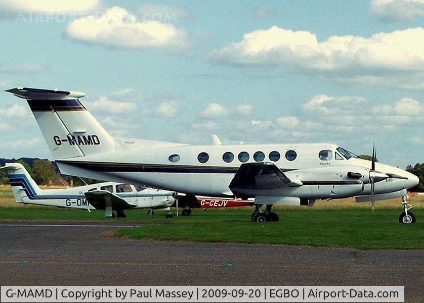 G-MAMD, 1996 Raytheon B200 King Air C/N BB-1549, Arriving @ EGBO. EX:-N1069S.