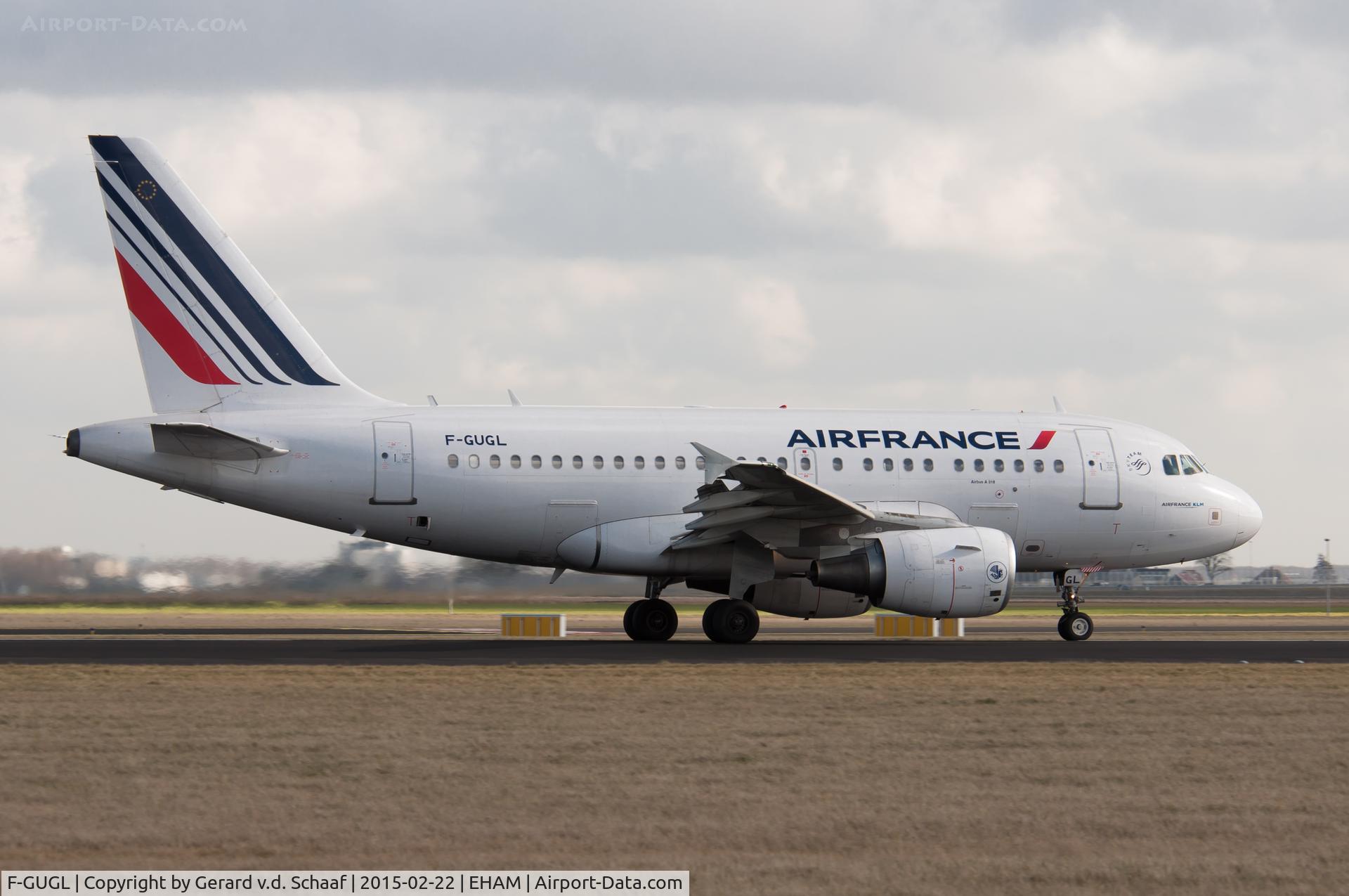 F-GUGL, 2006 Airbus A318-111 C/N 2686, Schiphol, February 2015