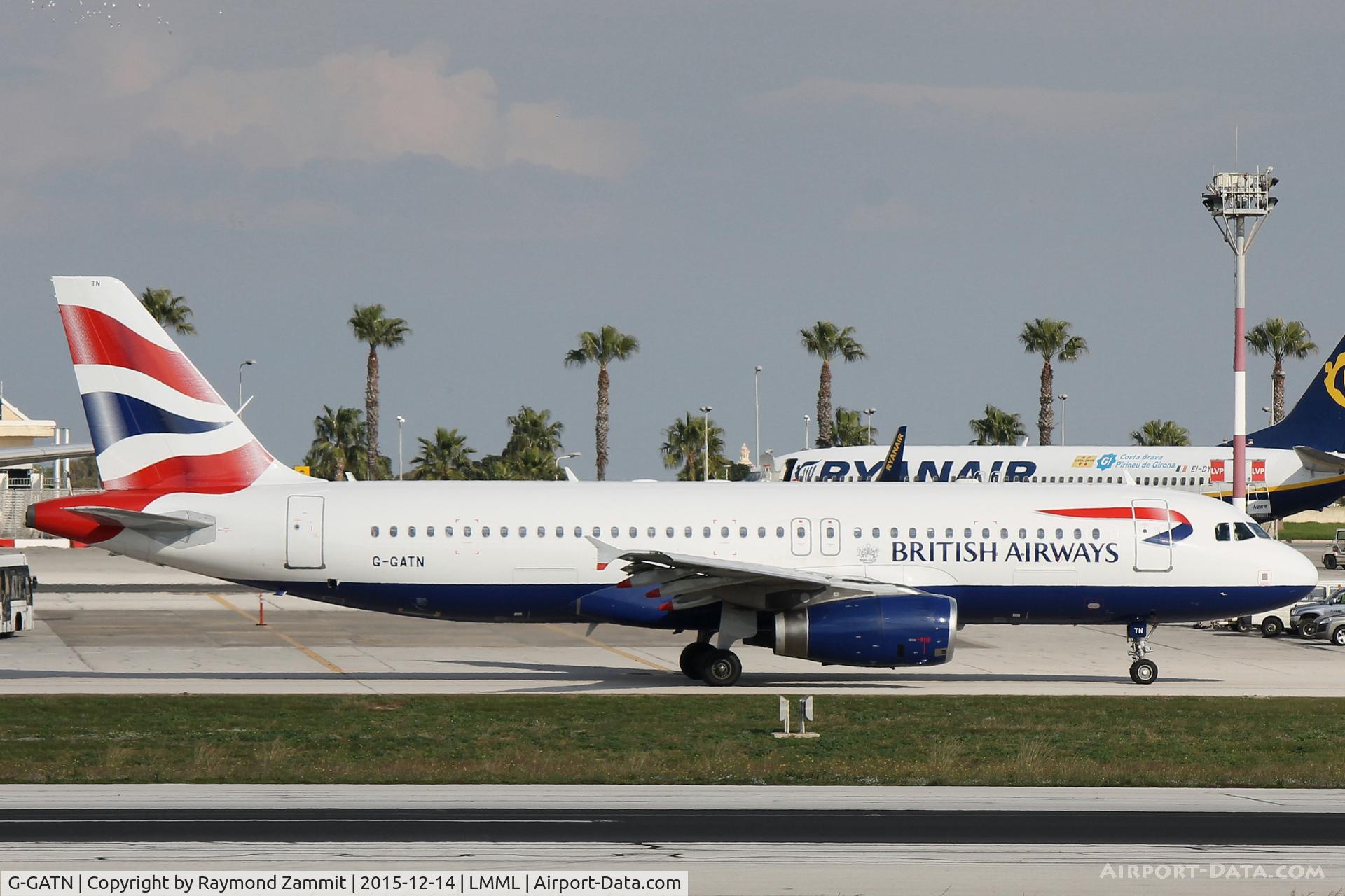G-GATN, 2001 Airbus A320-232 C/N 1613, A320 G-GATN British Airways