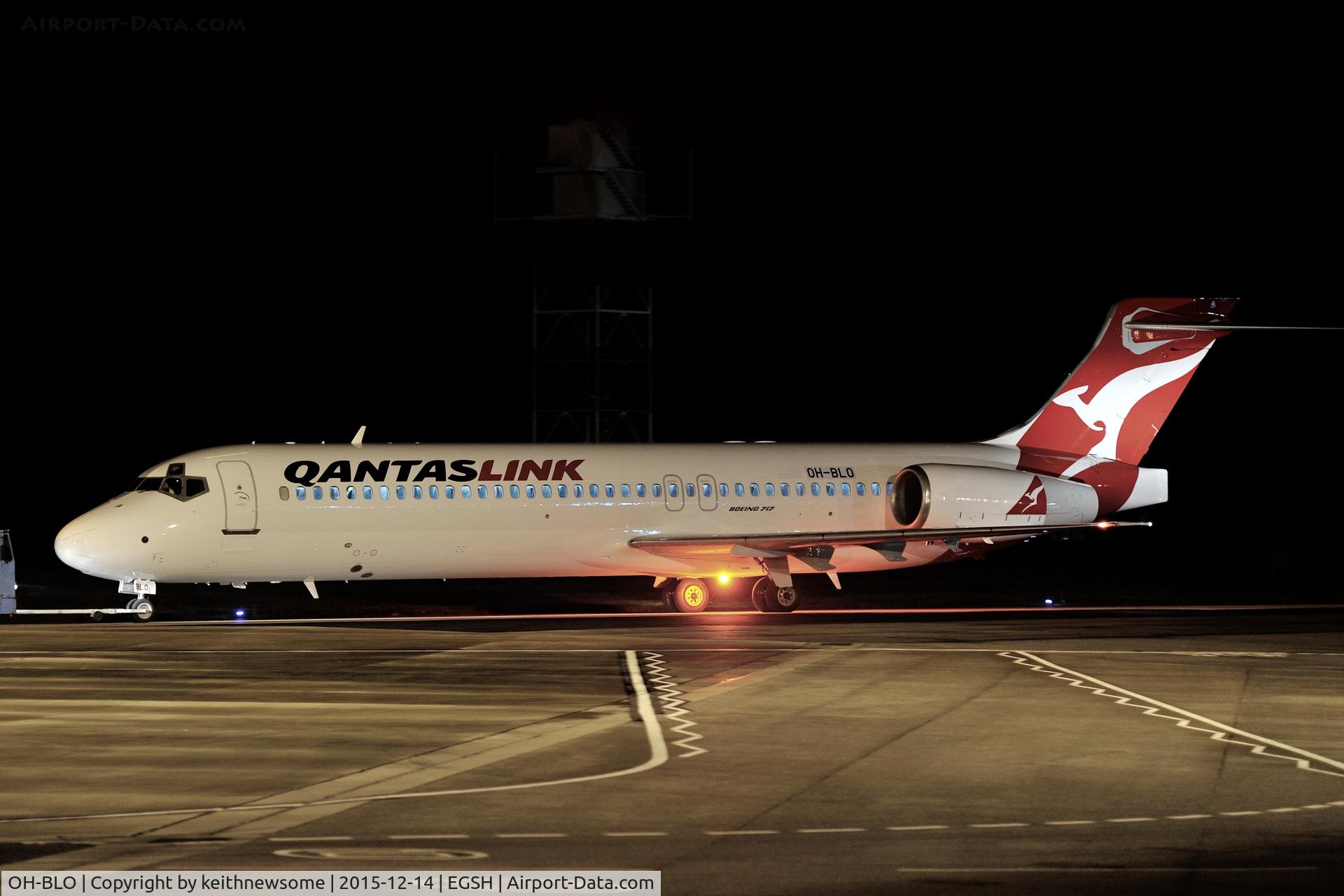 OH-BLO, 1999 Boeing 717-2K9 C/N 55056, Removed from spray shop in QantasLink colour scheme.