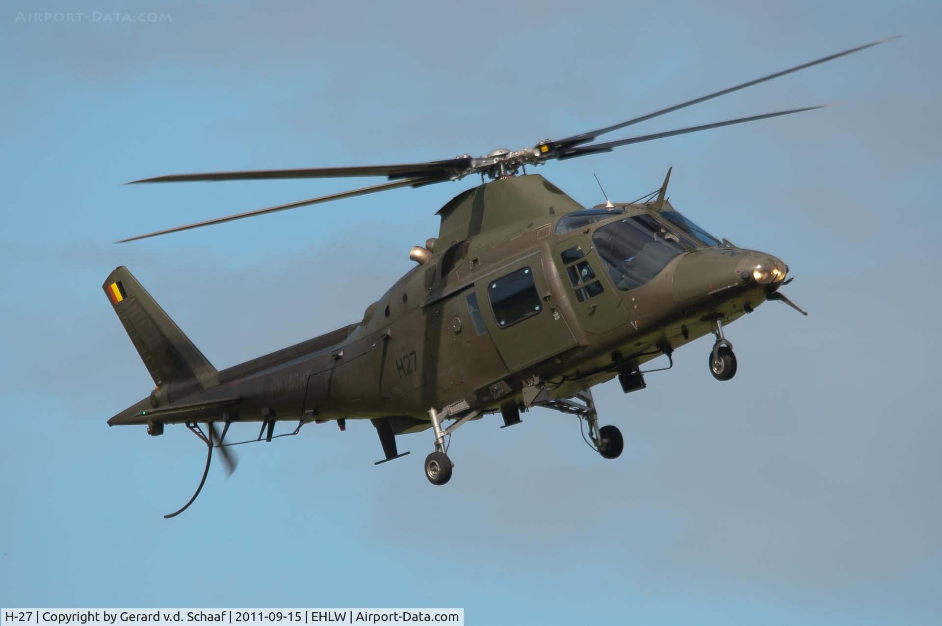 H-27, Agusta A-109BA C/N 0327, Leeuwarden, September 2011