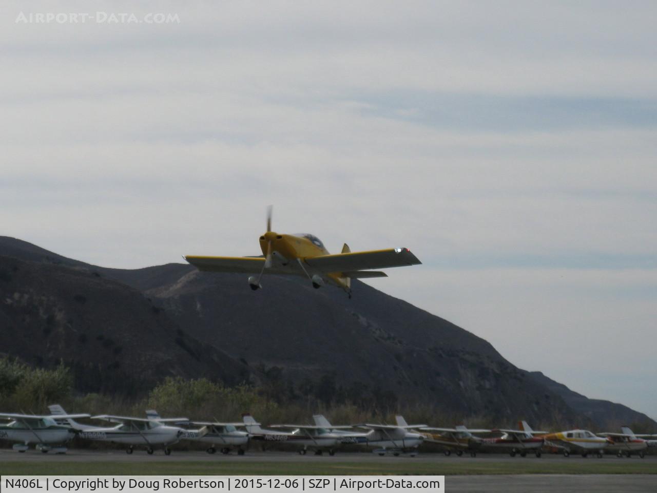 N406L, 2008 Vans RV-6 C/N 936, Provo VAN's RV-6, Lycoming O-320 160 Hp, Young Eagles flight, takeoff climb Rwy 04