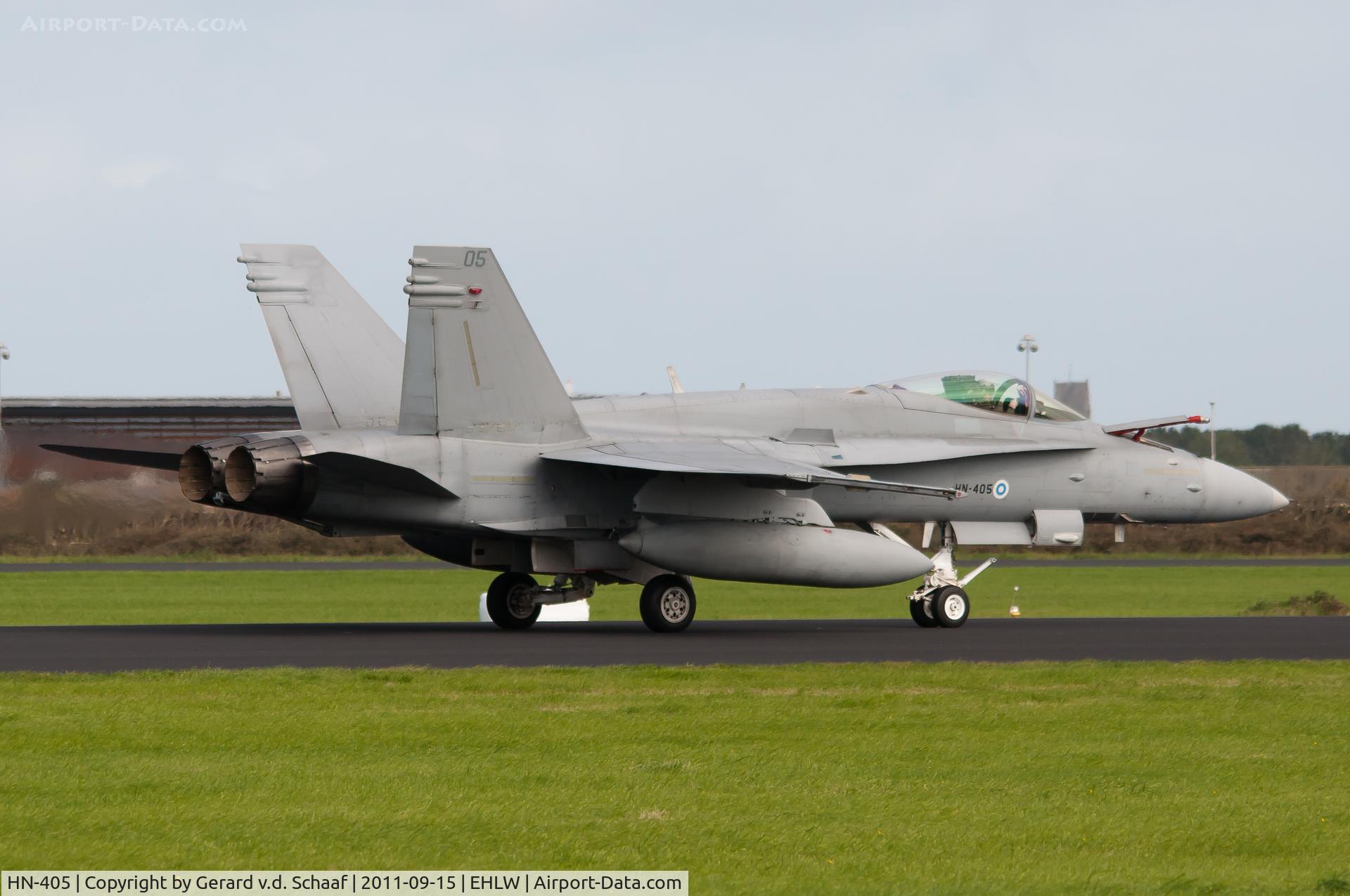 HN-405, McDonnell Douglas F-18C Hornet C/N 1306/FNC005, Leeuwarden, September 2011