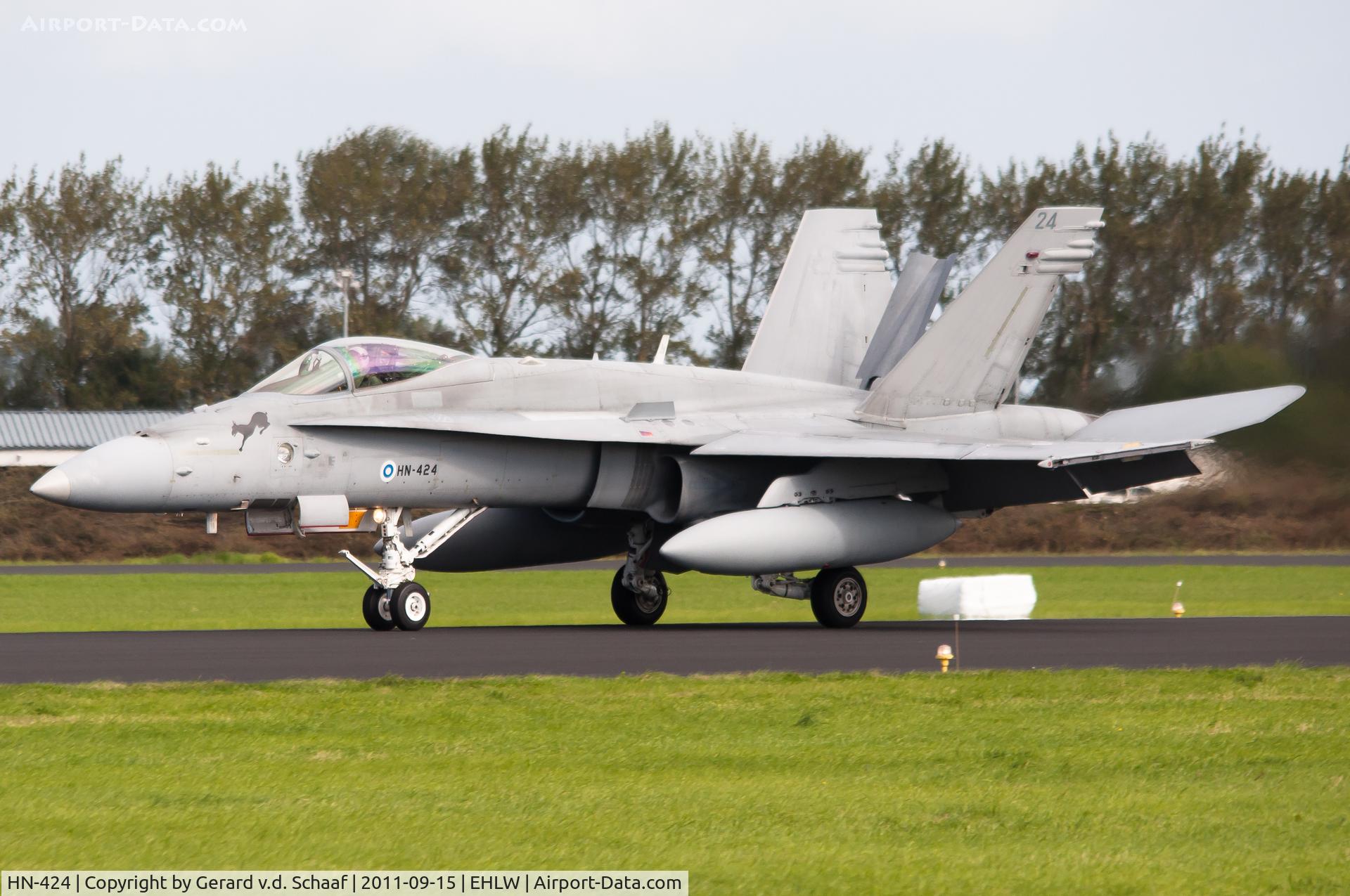 HN-424, McDonnell Douglas F-18C Hornet C/N 1421, Leeuwarden, September 2011