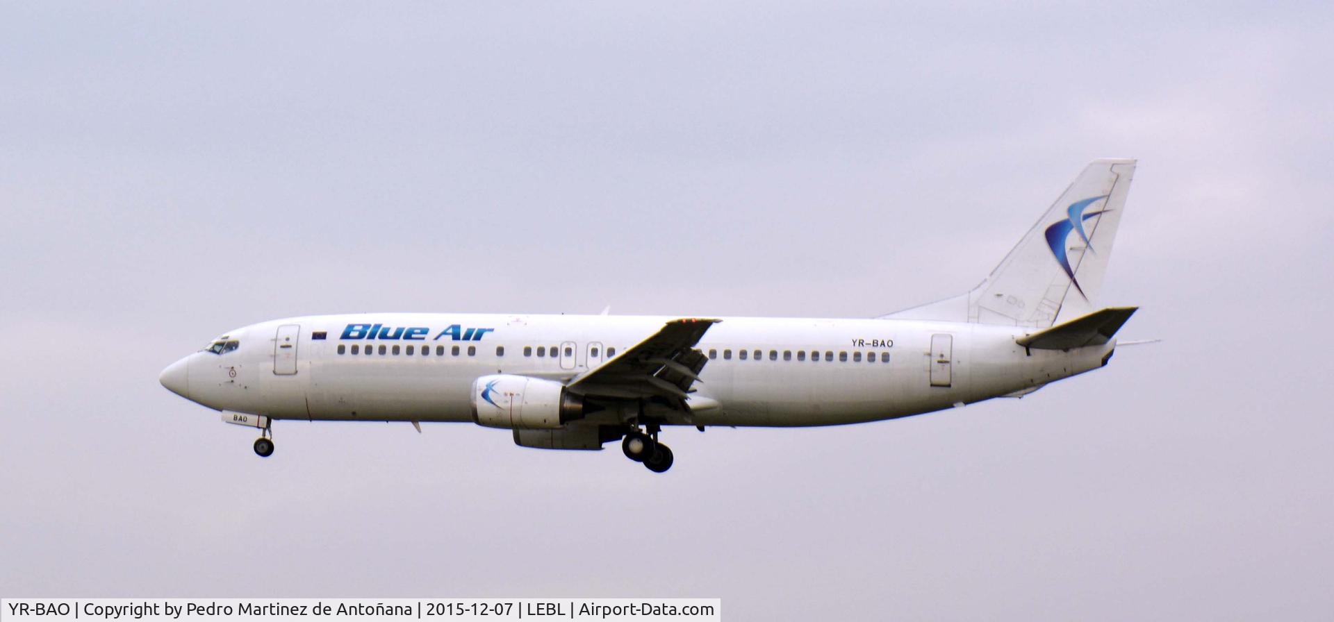 YR-BAO, 1991 Boeing 737-42C C/N 24813, El Prat -  Barcelona  -  España