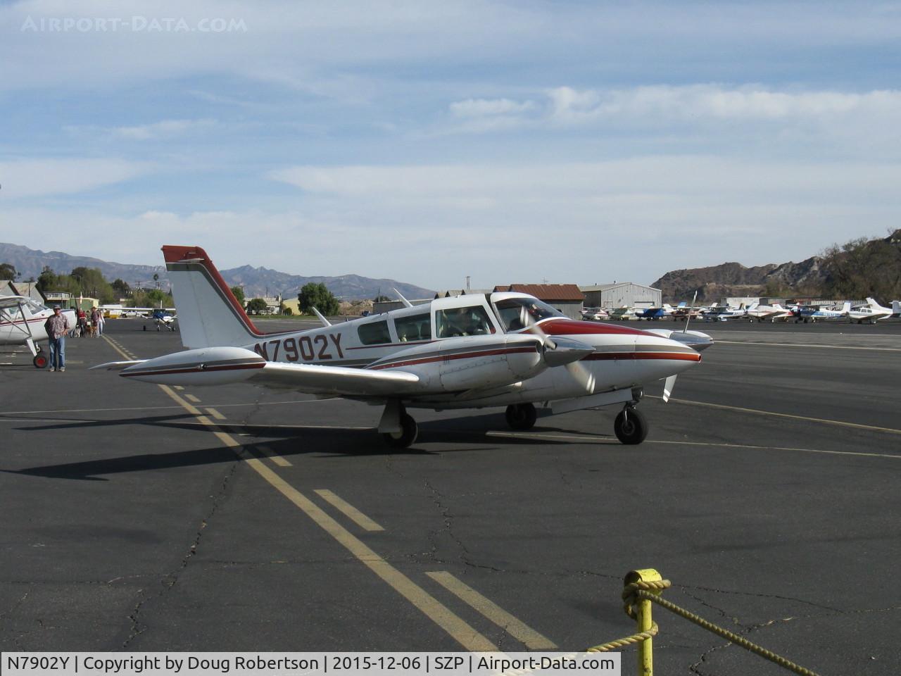 N7902Y, 1966 Piper PA-30 Twin Comanche Twin Comanche C/N 30-990, 1966 Piper PA-30 TWIN COMANCHE, two Lycoming IO-320s 160 Hp each, taxi to Rwy 04