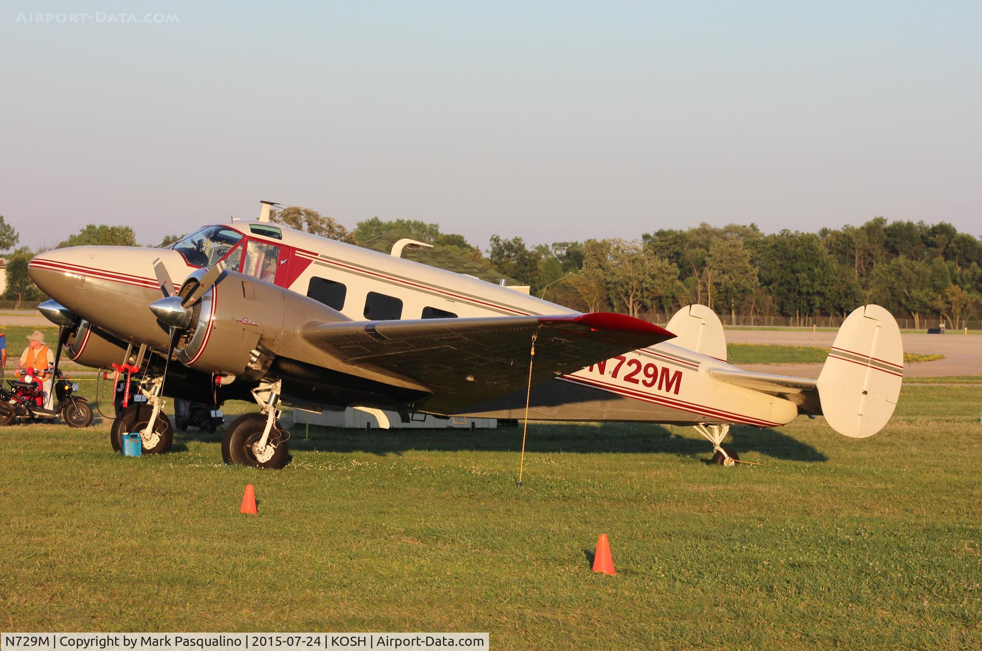 N729M, 1960 Beech G18S C/N BA-517, Beech G18S