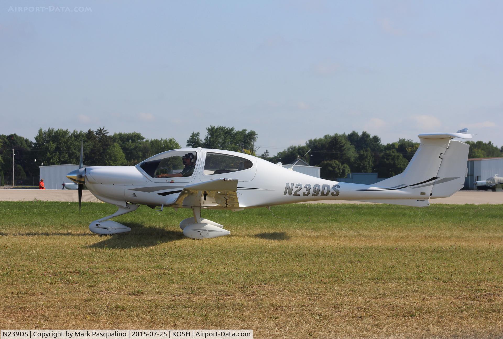 N239DS, 2007 Diamond DA-40 Diamond Star C/N 40.831, Diamond DA-40