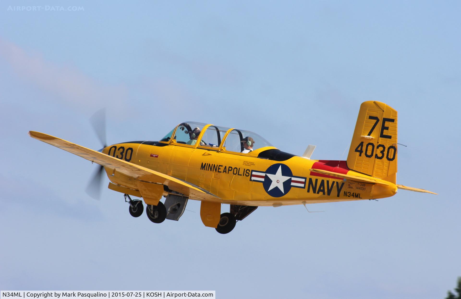 N34ML, Beech A45 C/N G-719, Beech T-34A