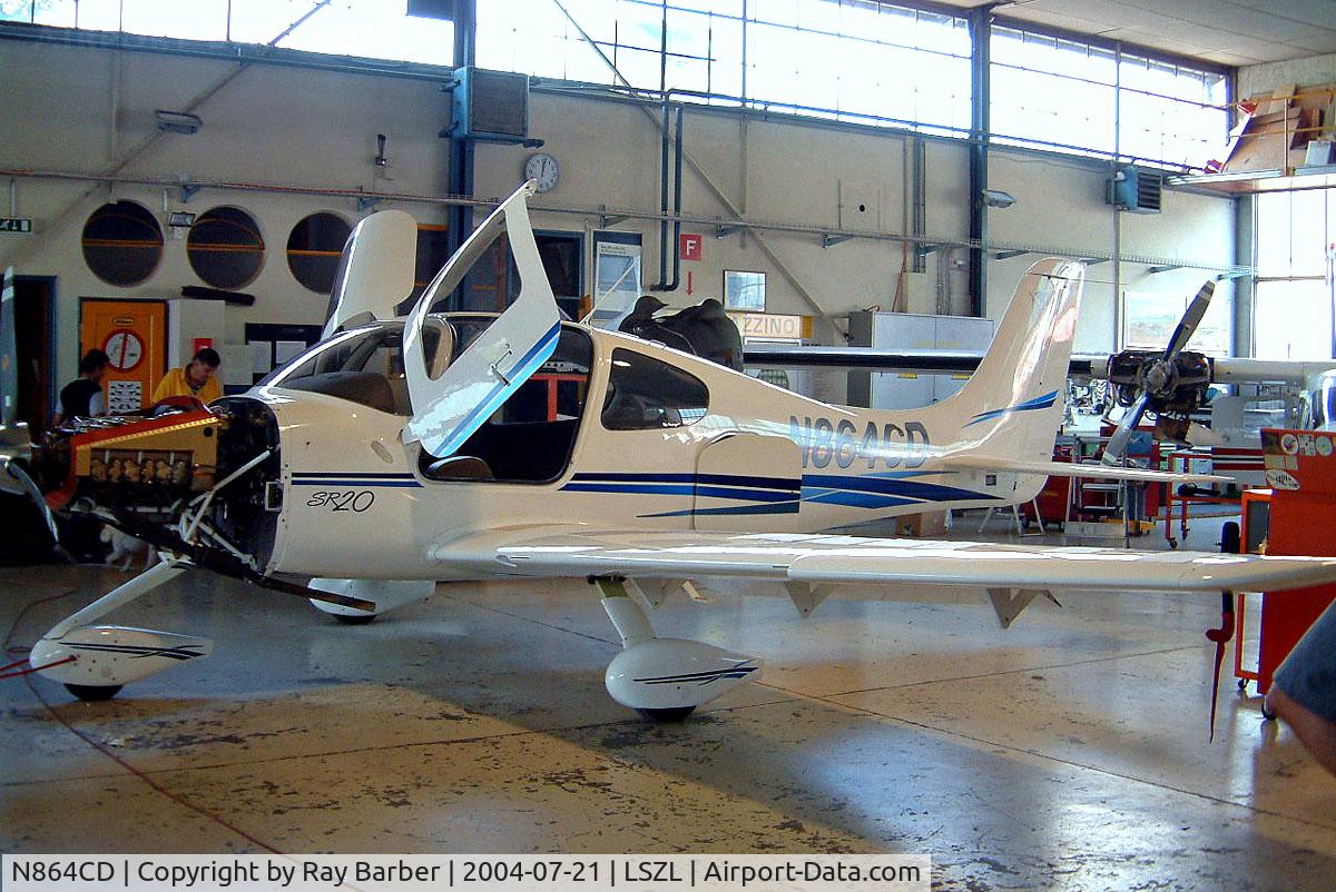 N864CD, Cirrus SR20 C/N 1221, Cirrus Design SR-20 [1221] Locarno~HB 21/07/2004