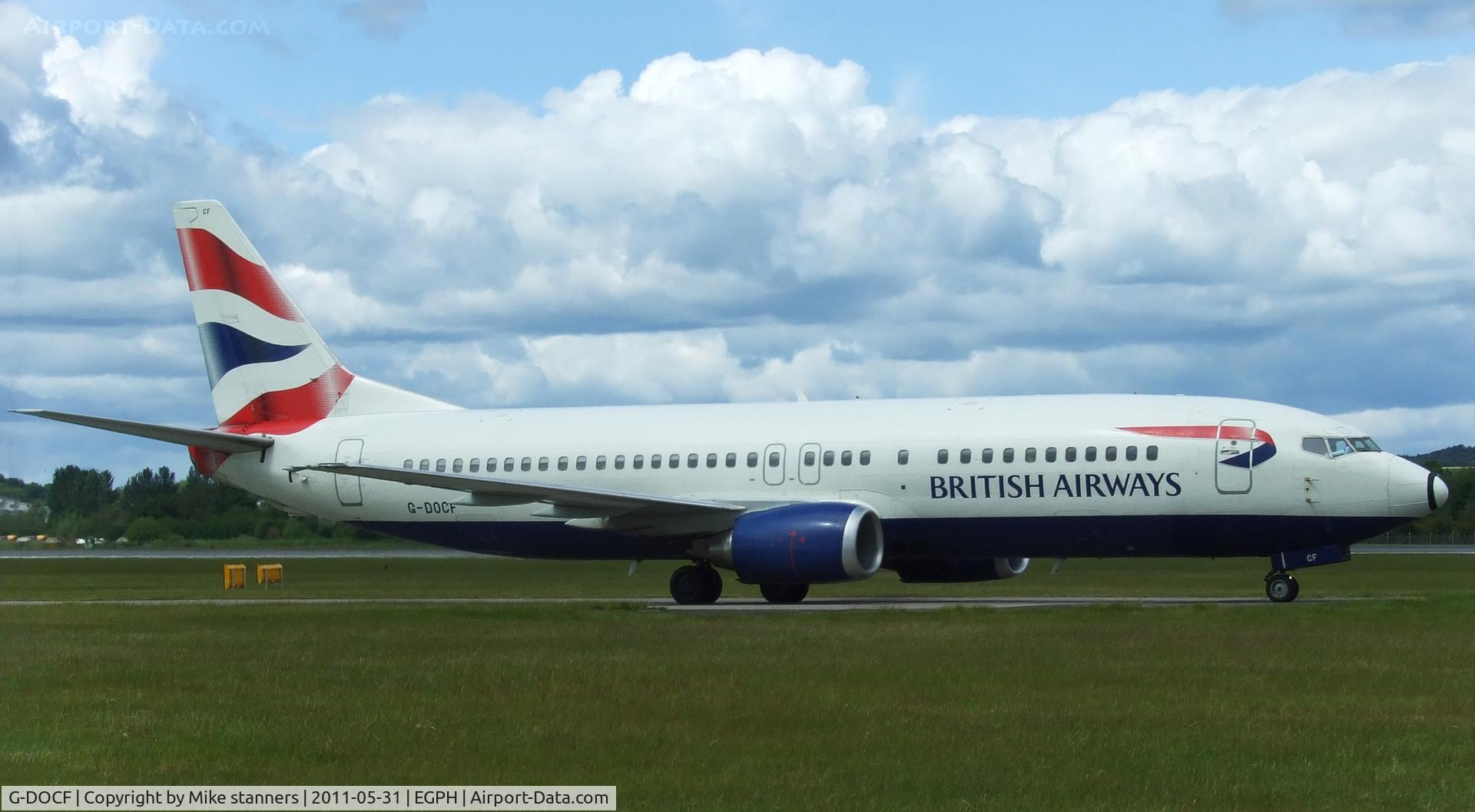 G-DOCF, 1991 Boeing 737-436 C/N 25407, SHT2940 arrives from LGW