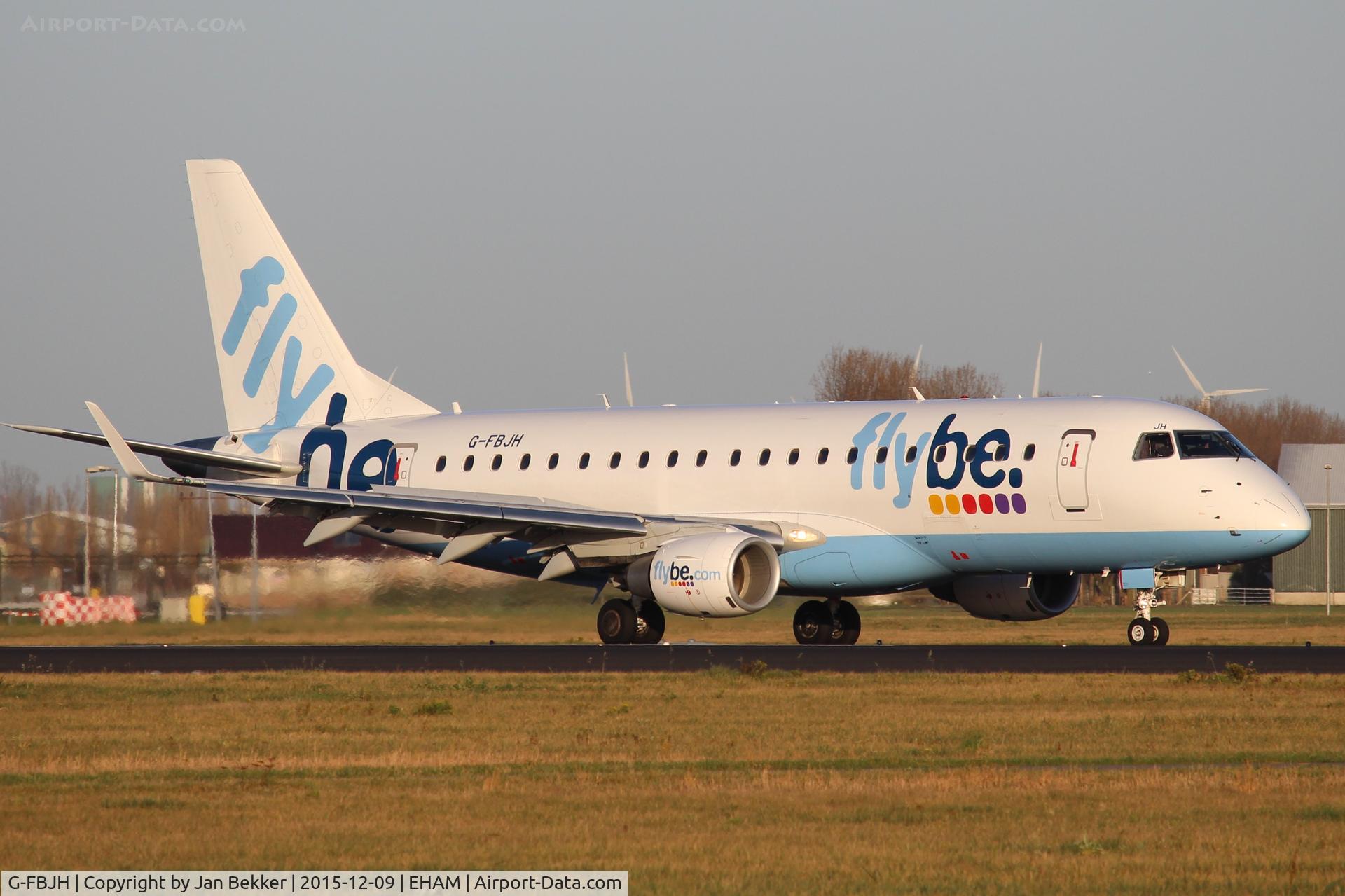 G-FBJH, 2012 Embraer 175STD (ERJ-170-200) C/N 17000351, Schiphol
