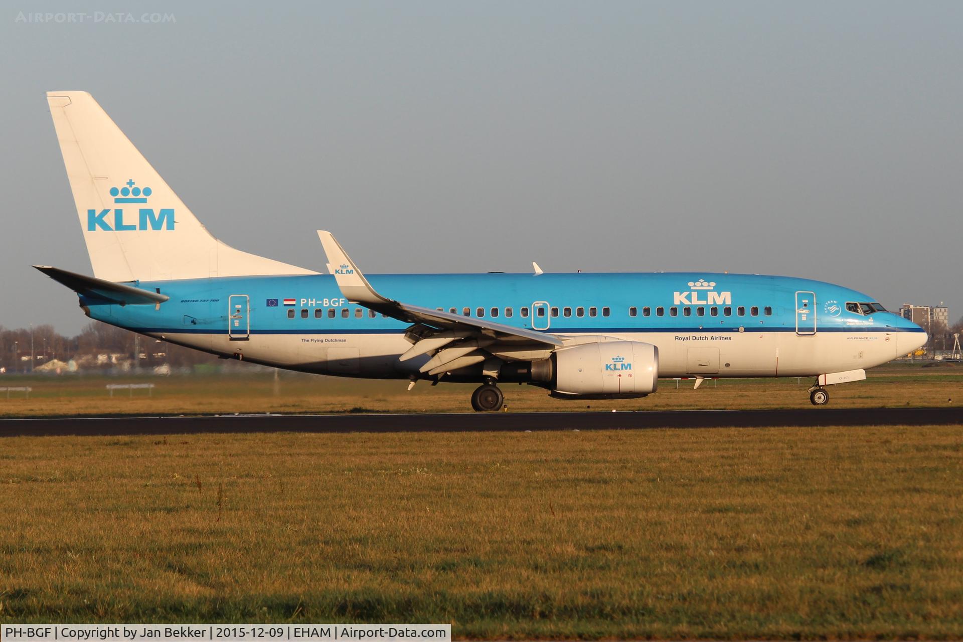 PH-BGF, 2008 Boeing 737-7K2 C/N 30365, Schiphol, Polderbaan