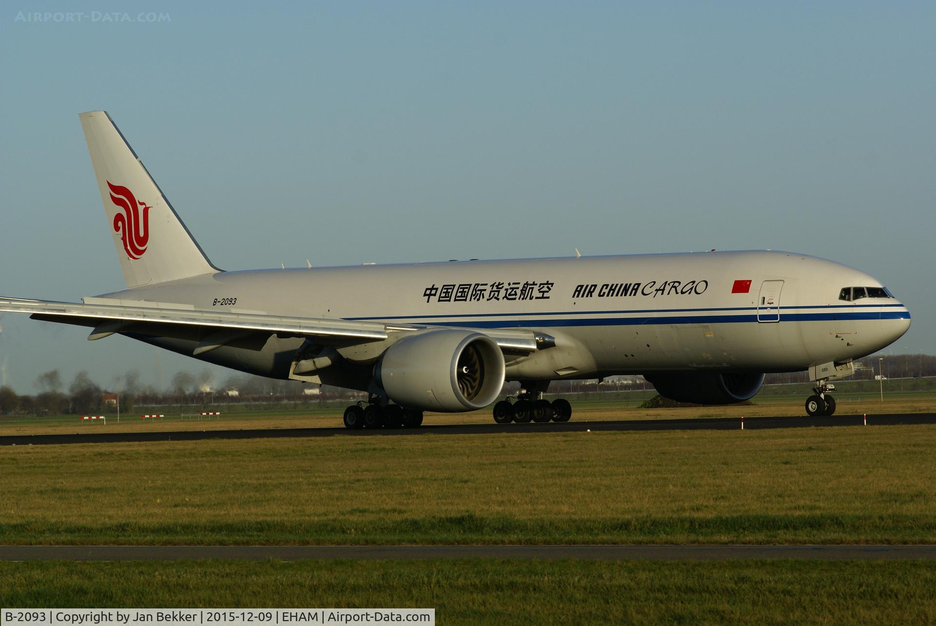B-2093, 2015 Boeing 777-FFT C/N 44684, Schiphol, Polderbaan